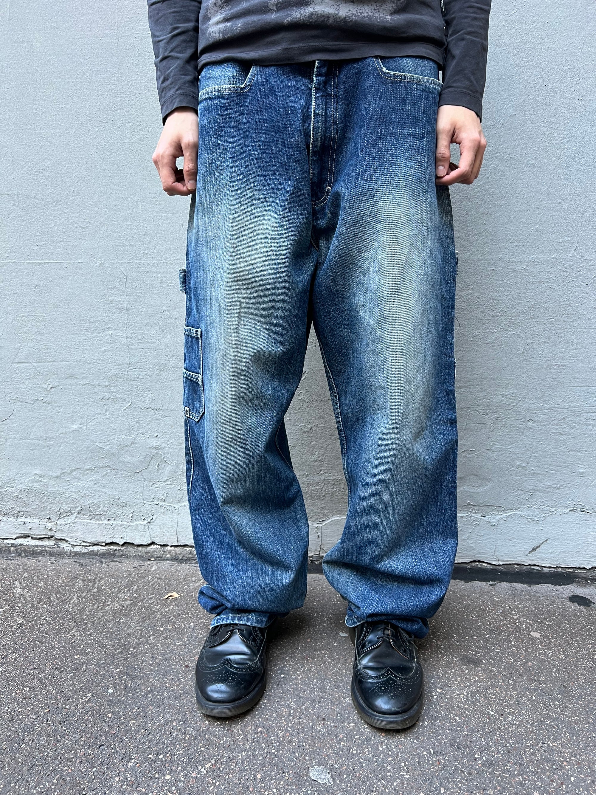 Vintage Blue Baggy Denim L/XL