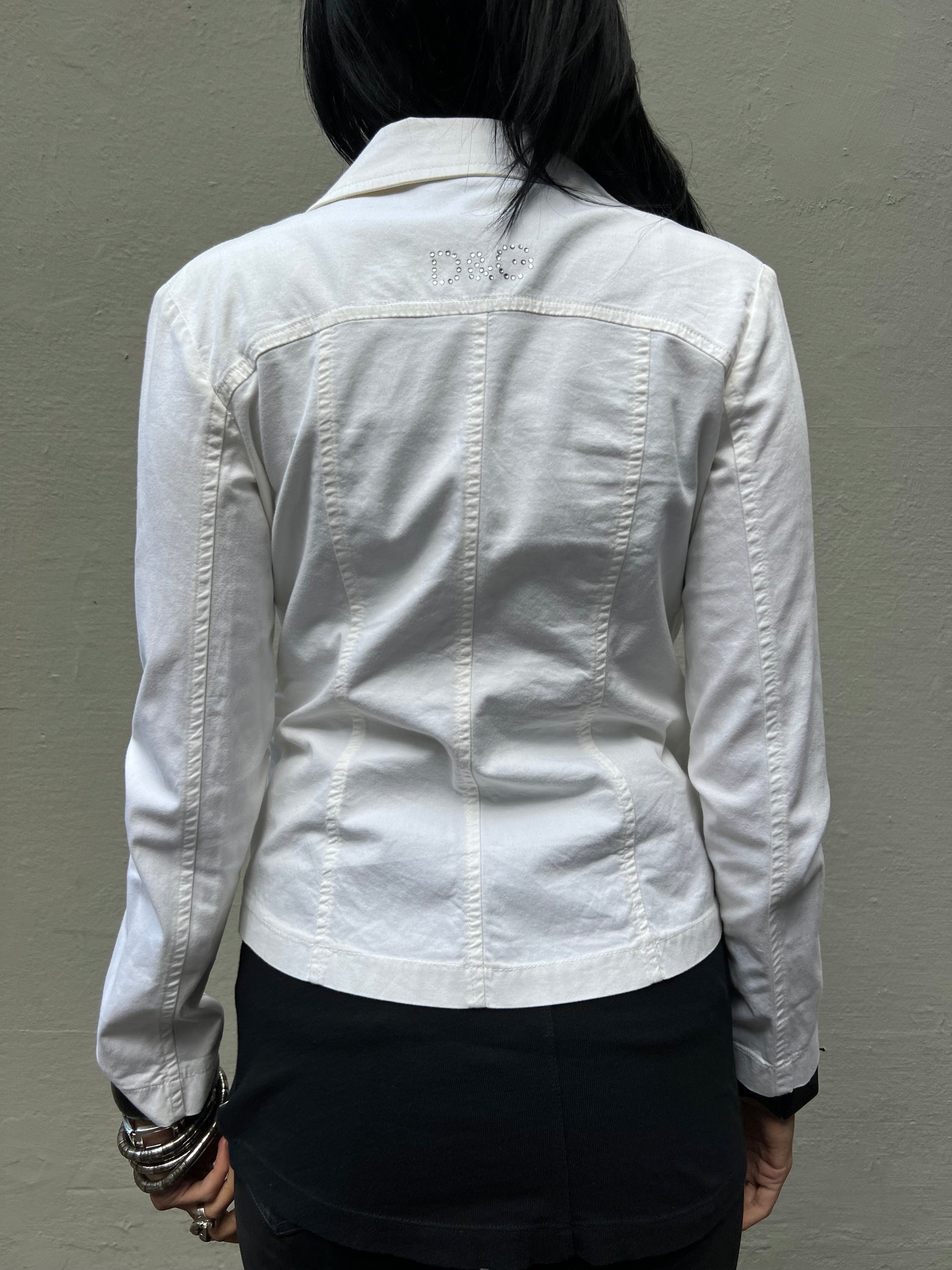 Vintage Dolce&Gabbana White Light Jacket M