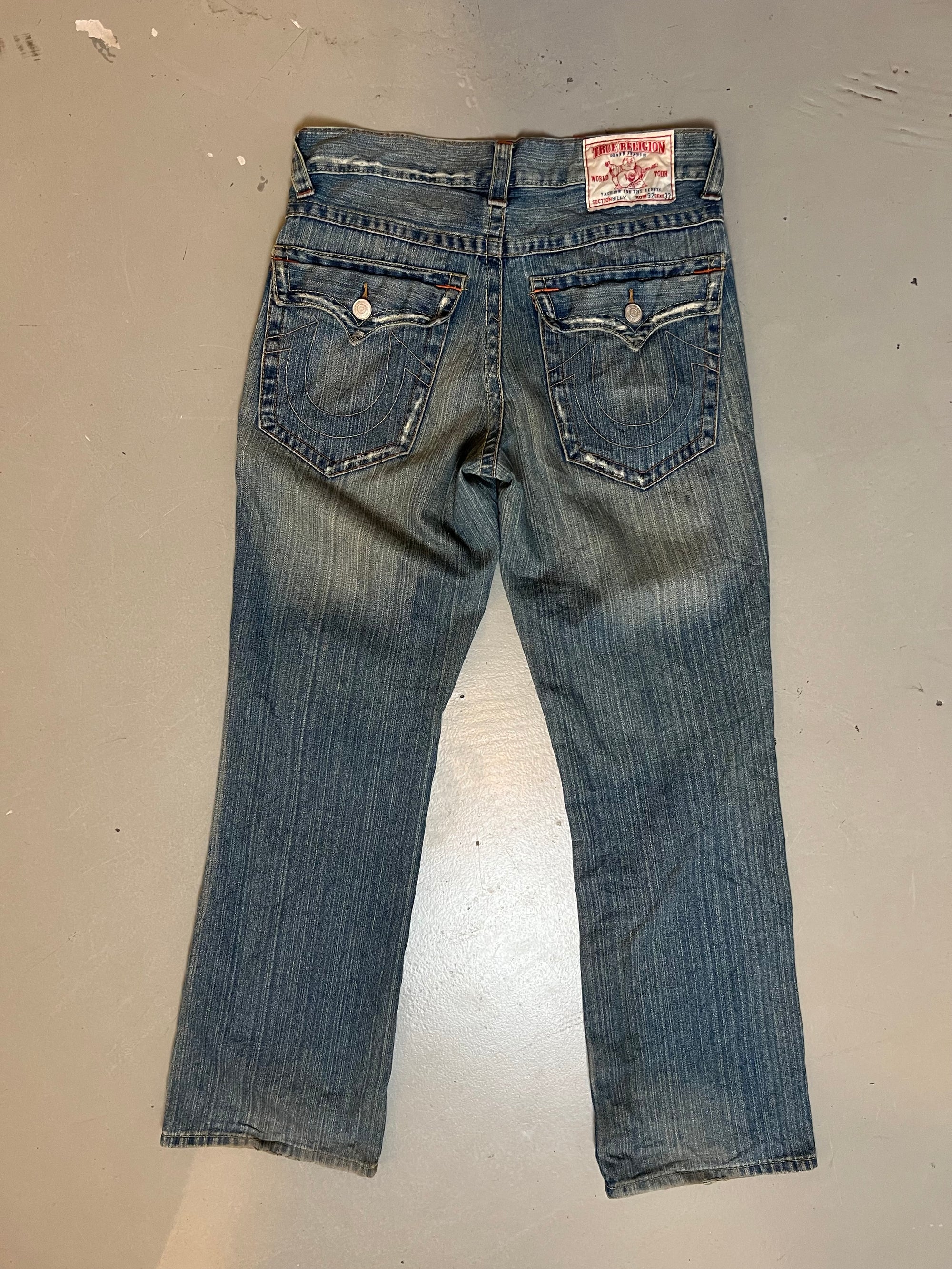 Vintage True Religion Stitched Denim M