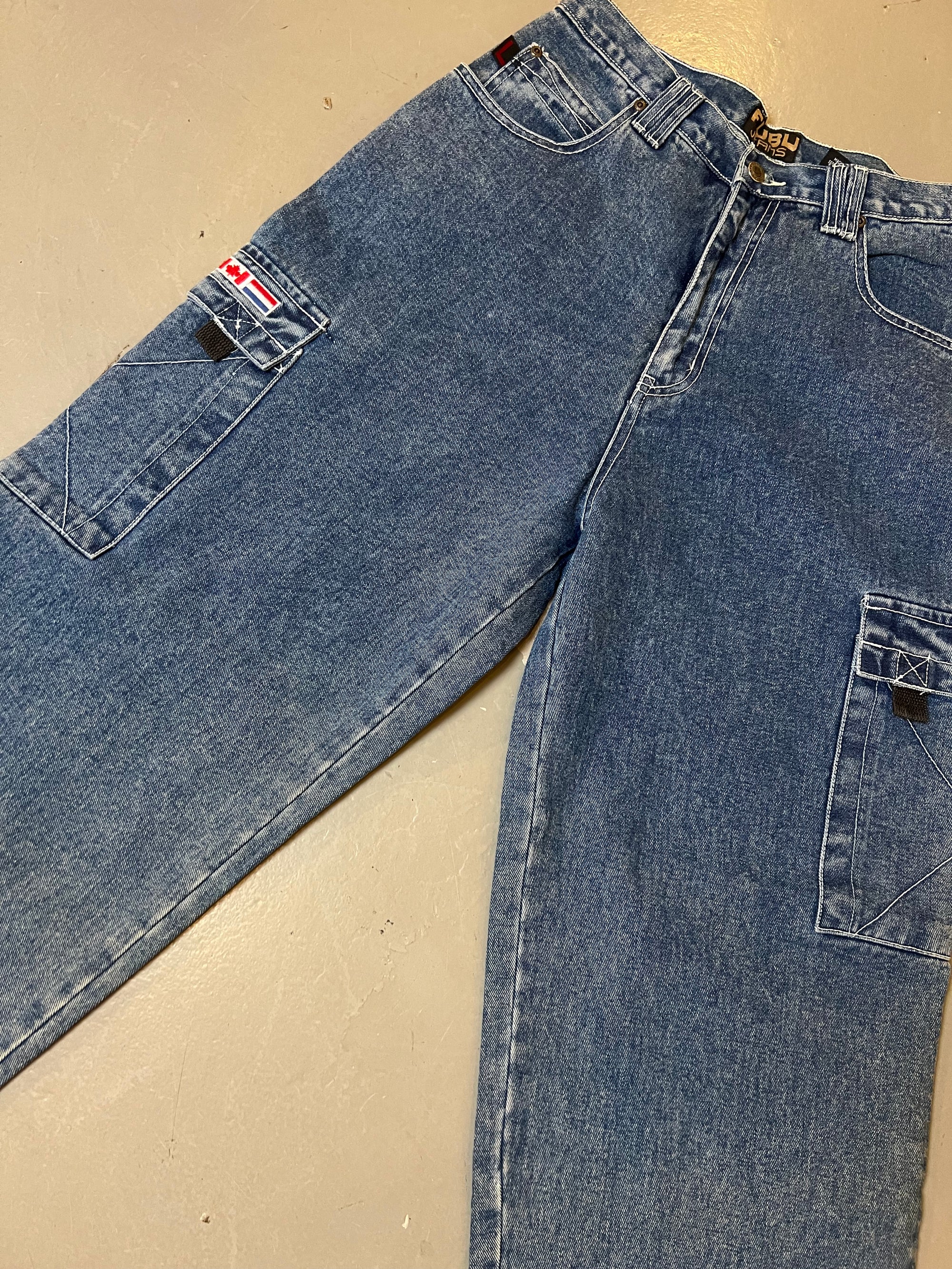 Vintage Baggy Fubu Cargo Jeans S/M