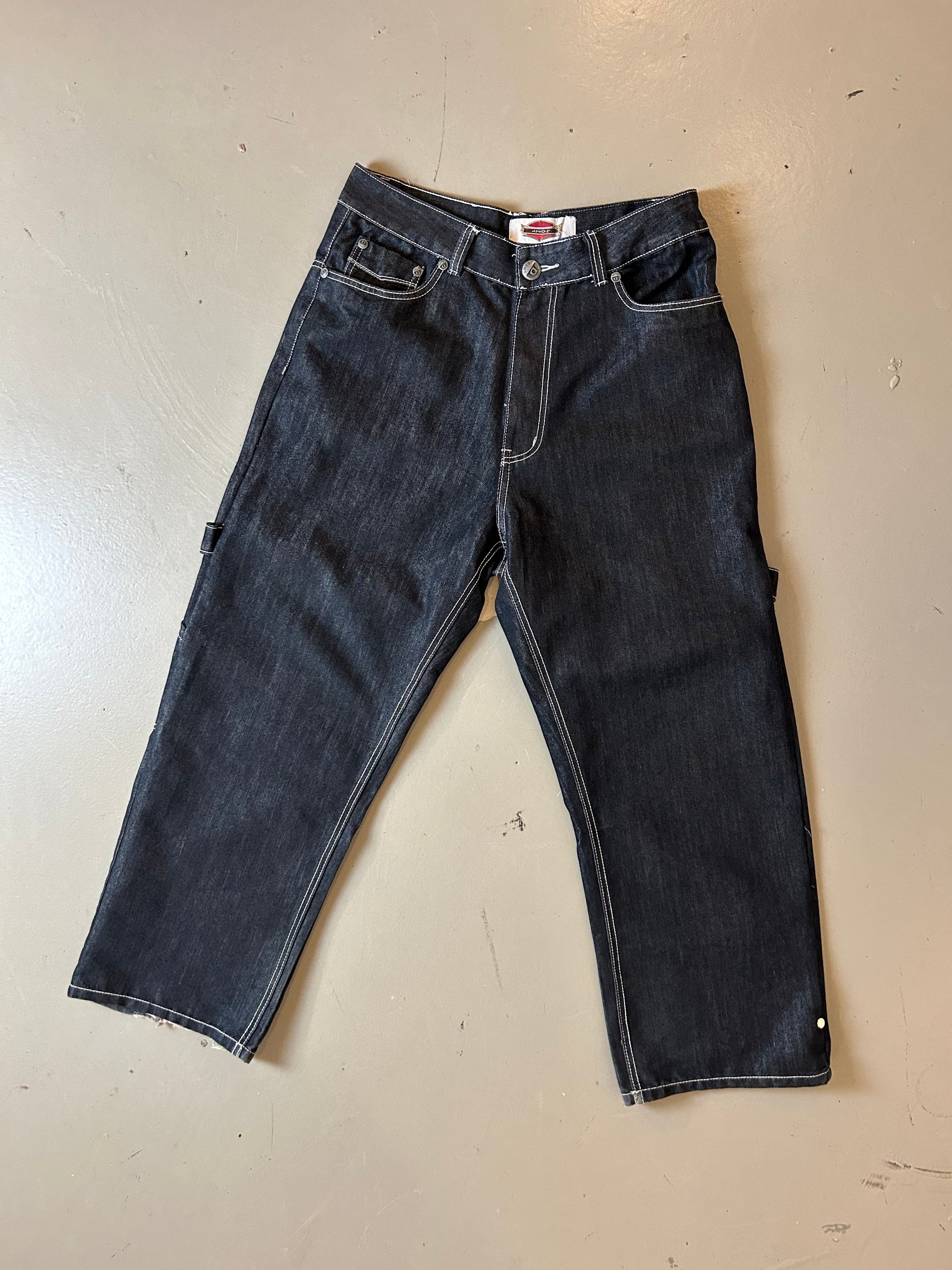 Vintage Black Jony Jeans Baggy Denim M/L