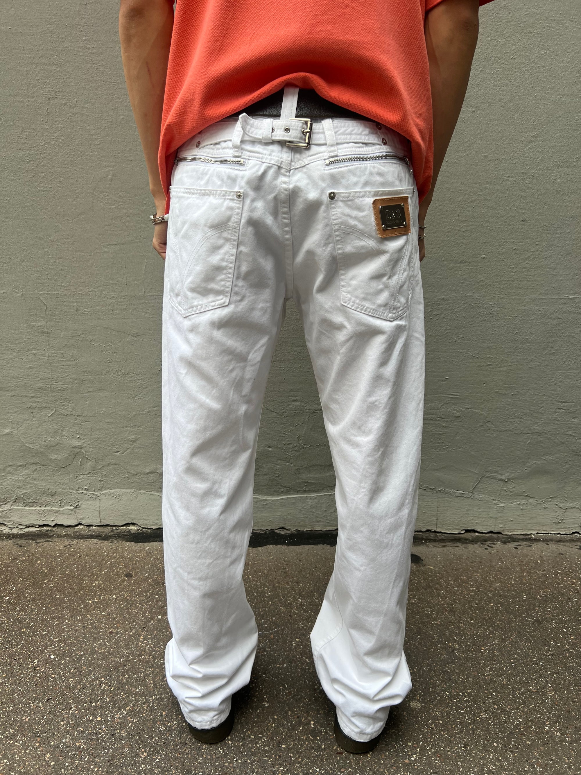 Vintage White Dolce & Gabbana Denim