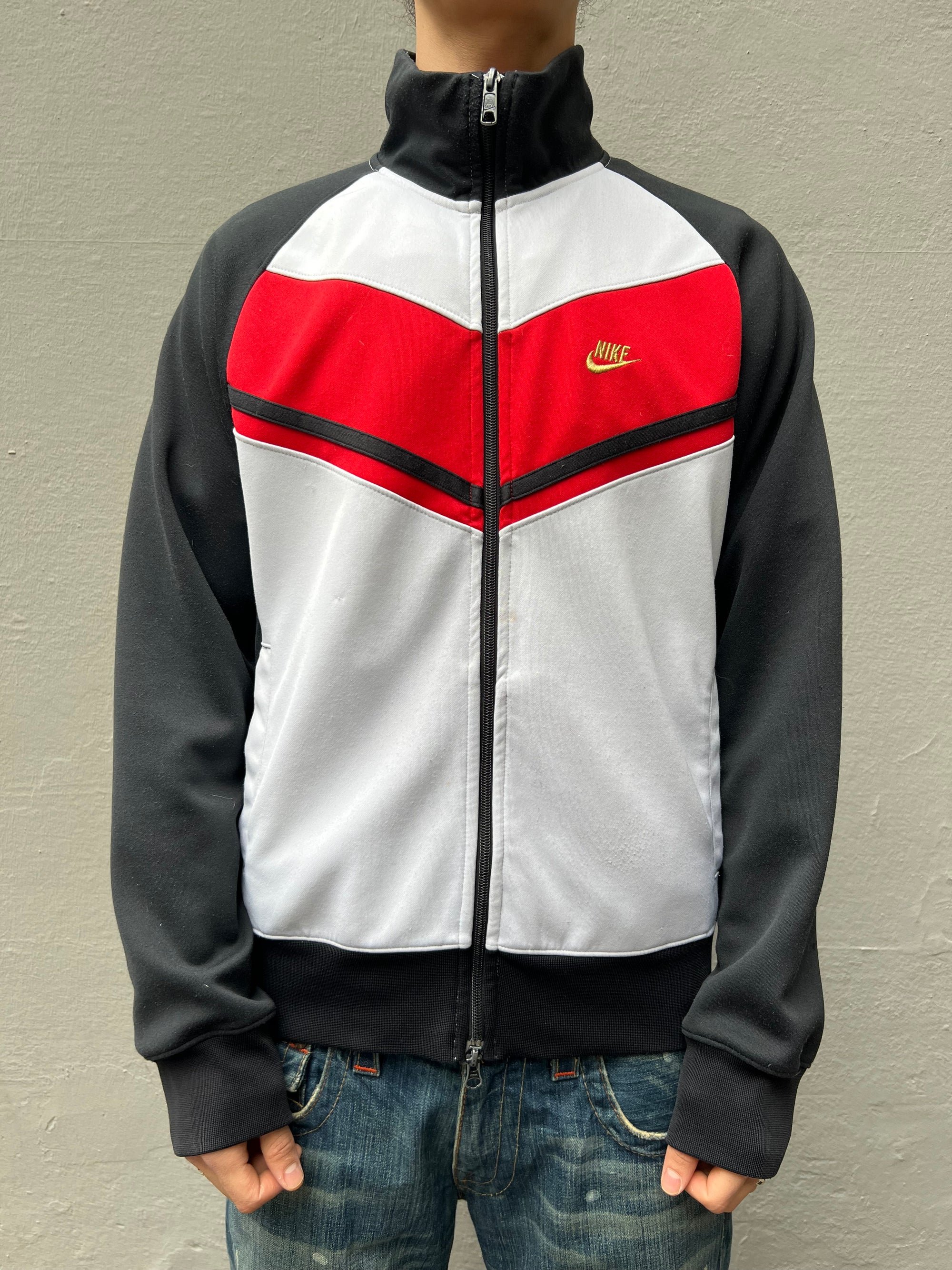 Vintage Black/Red Nike Trackjacket M/L