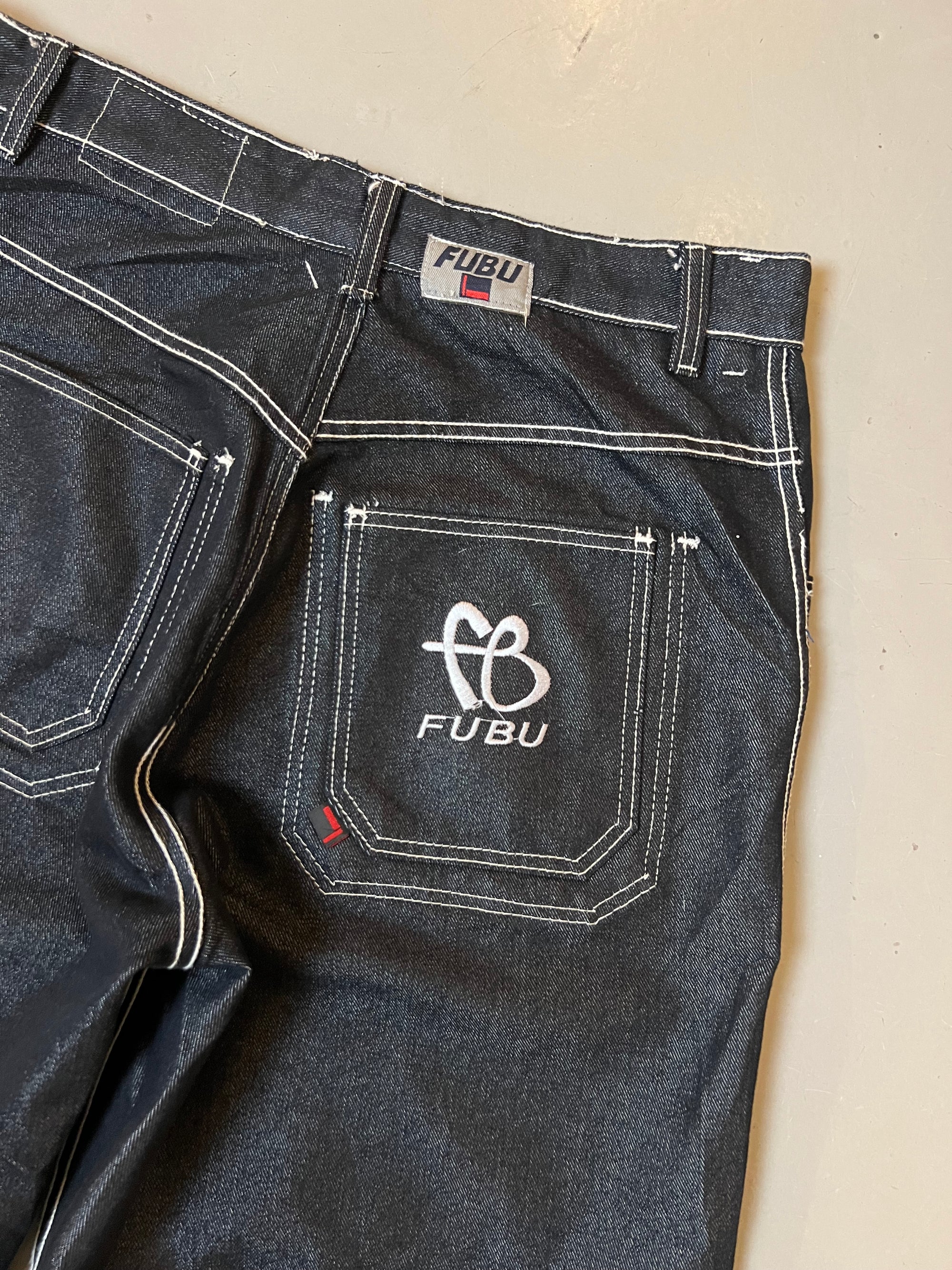 Vintage Fubu Dark Baggy Denim XL