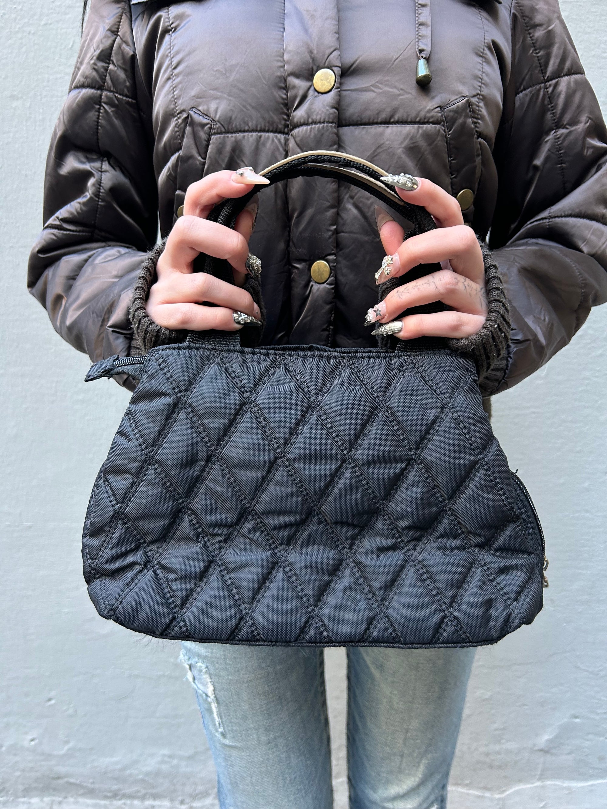 Vintage Moncler Black Mini Bag