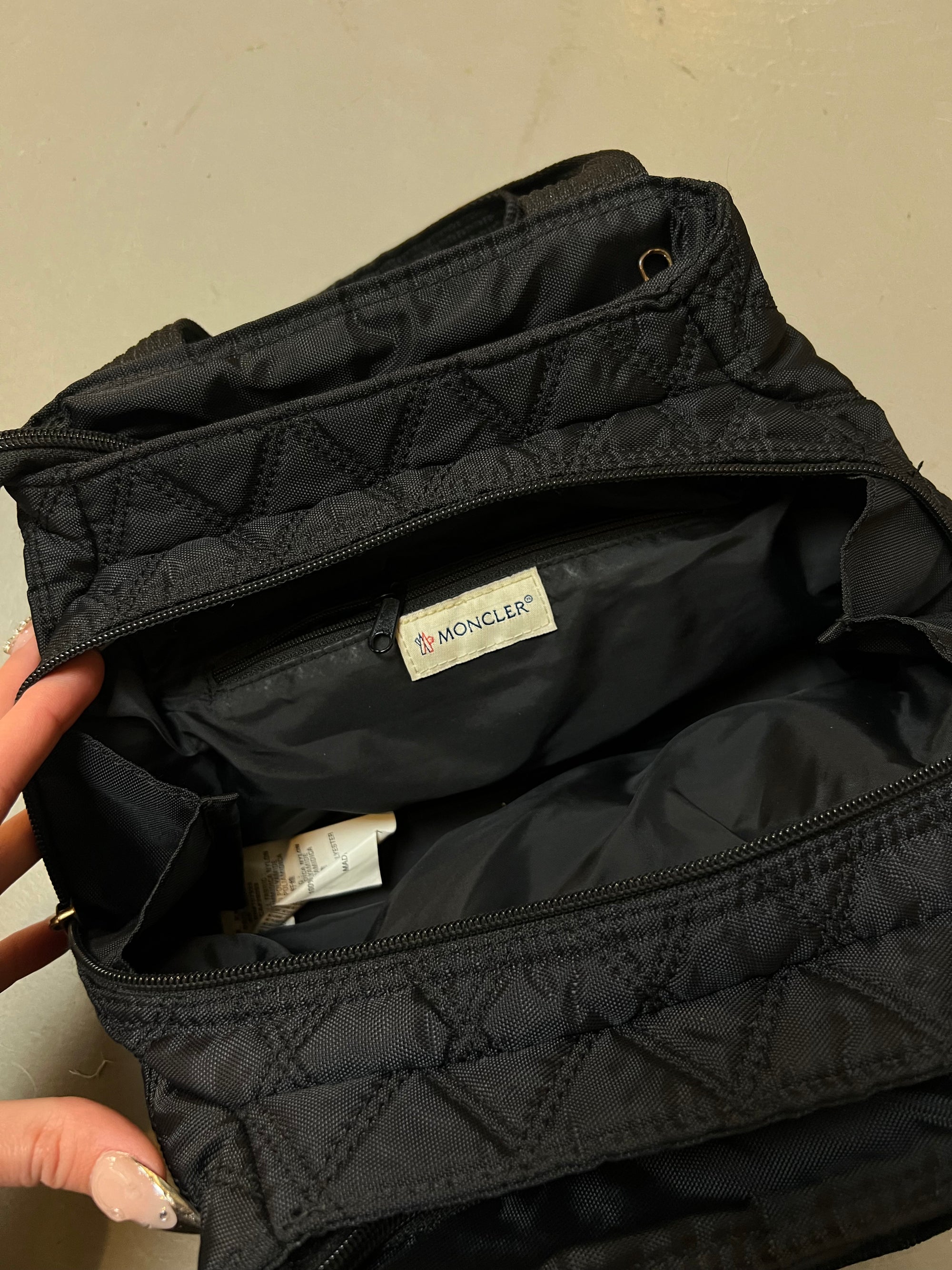 Vintage Moncler Black Mini Bag