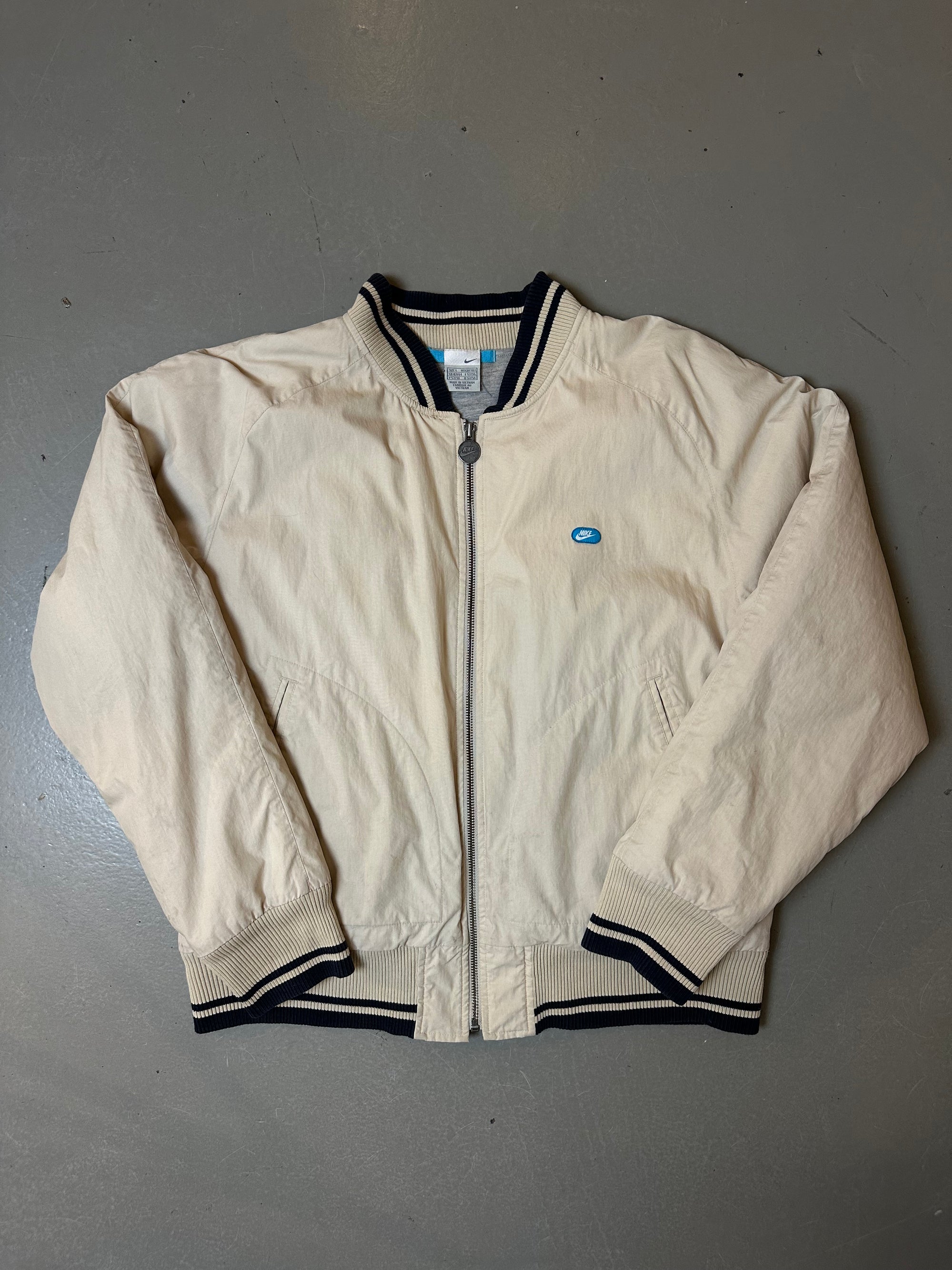 Vintage Beige Nike Bomberjacket L/XL