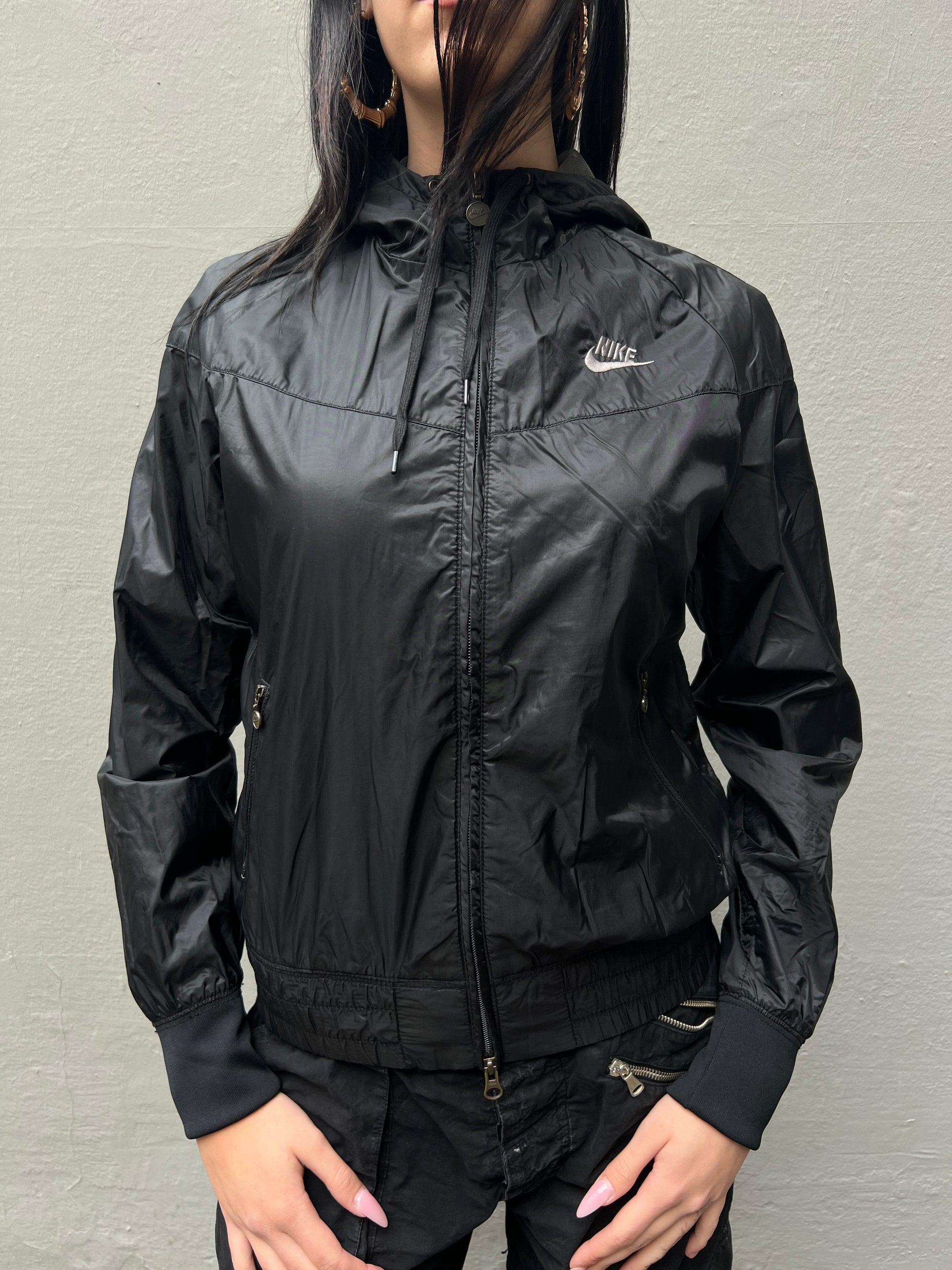 Vintage Black Nike Rainjacket S/M