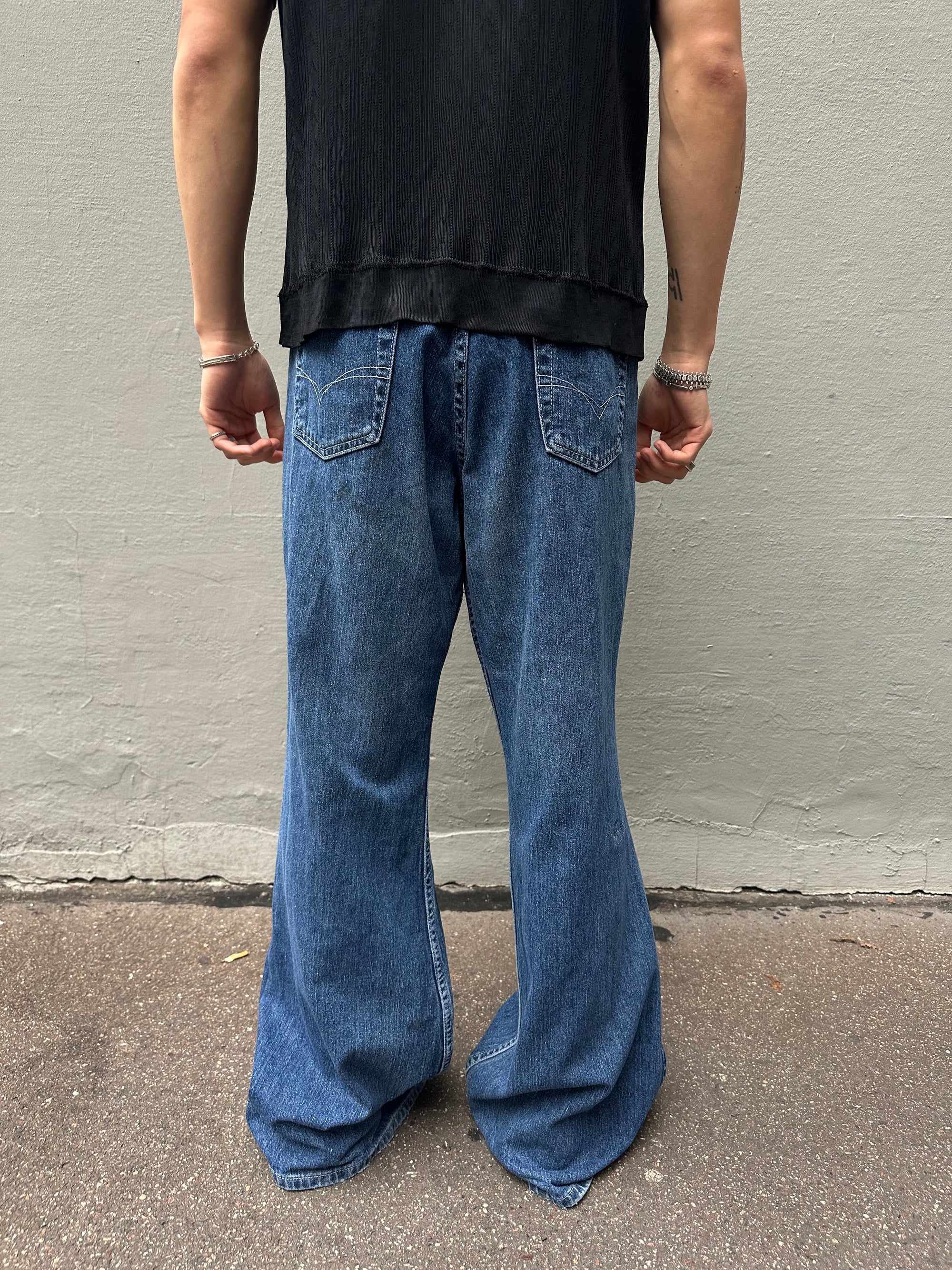 Vintage Flared Versace Denim L/XL