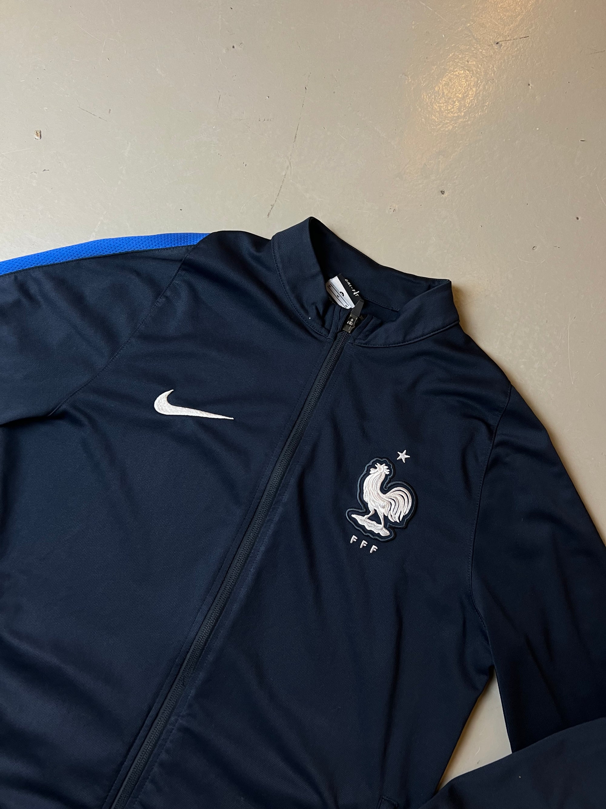 Vintage Nike France Soccer Trackjacket M