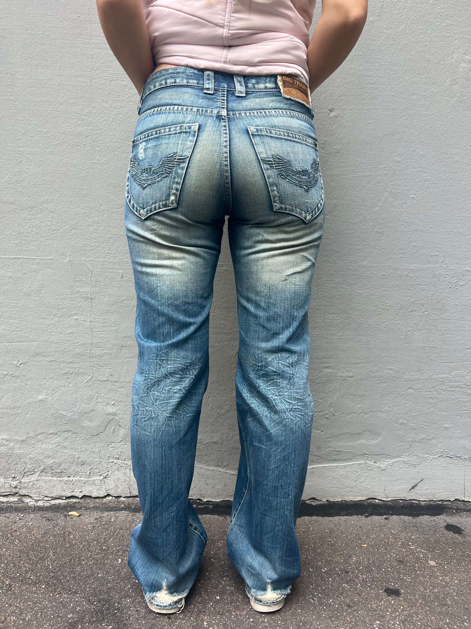 Vintage Big Train Washed Denim S/M