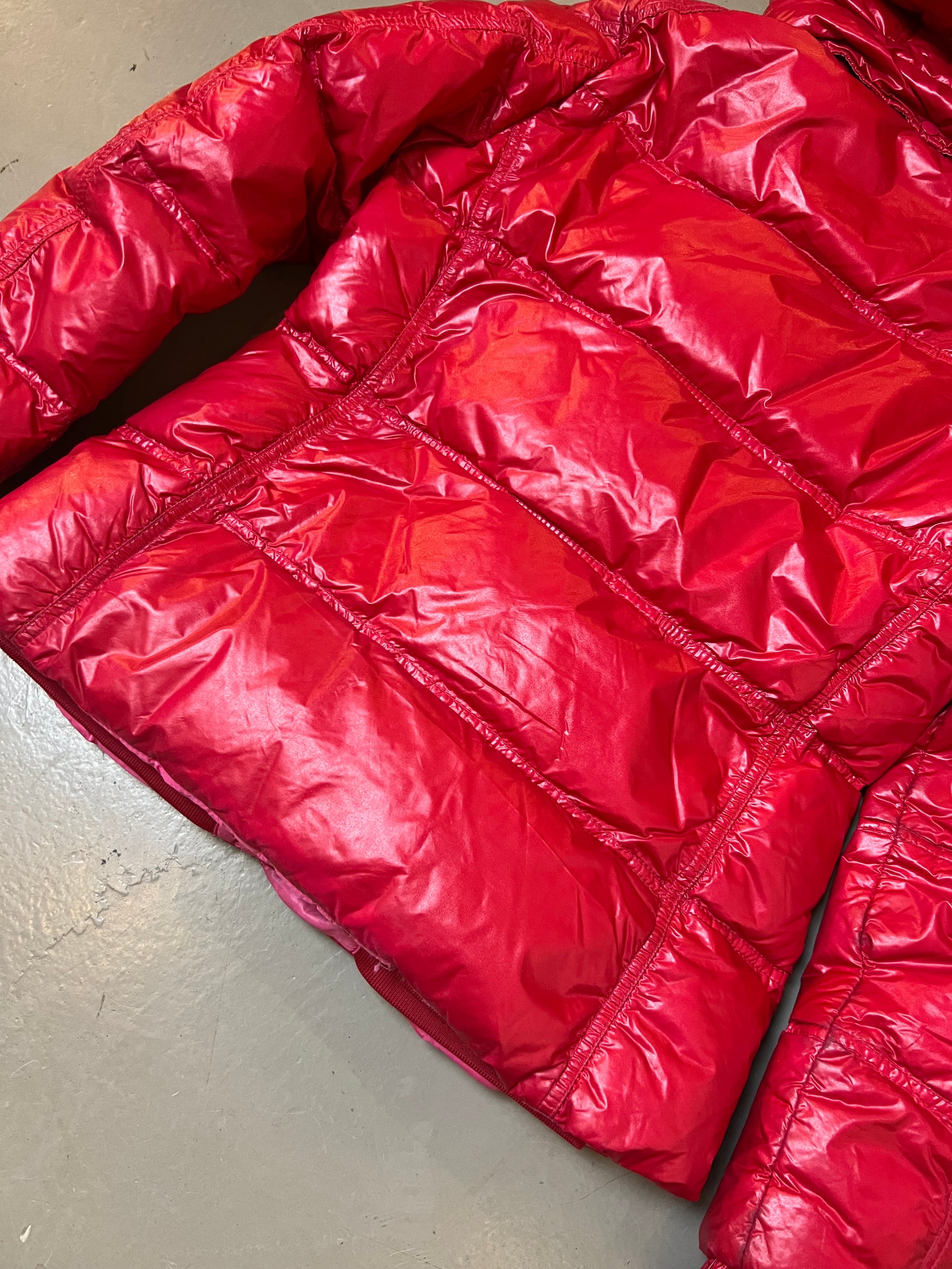 Vintage Pink Moncler Down Puffer Jacket S