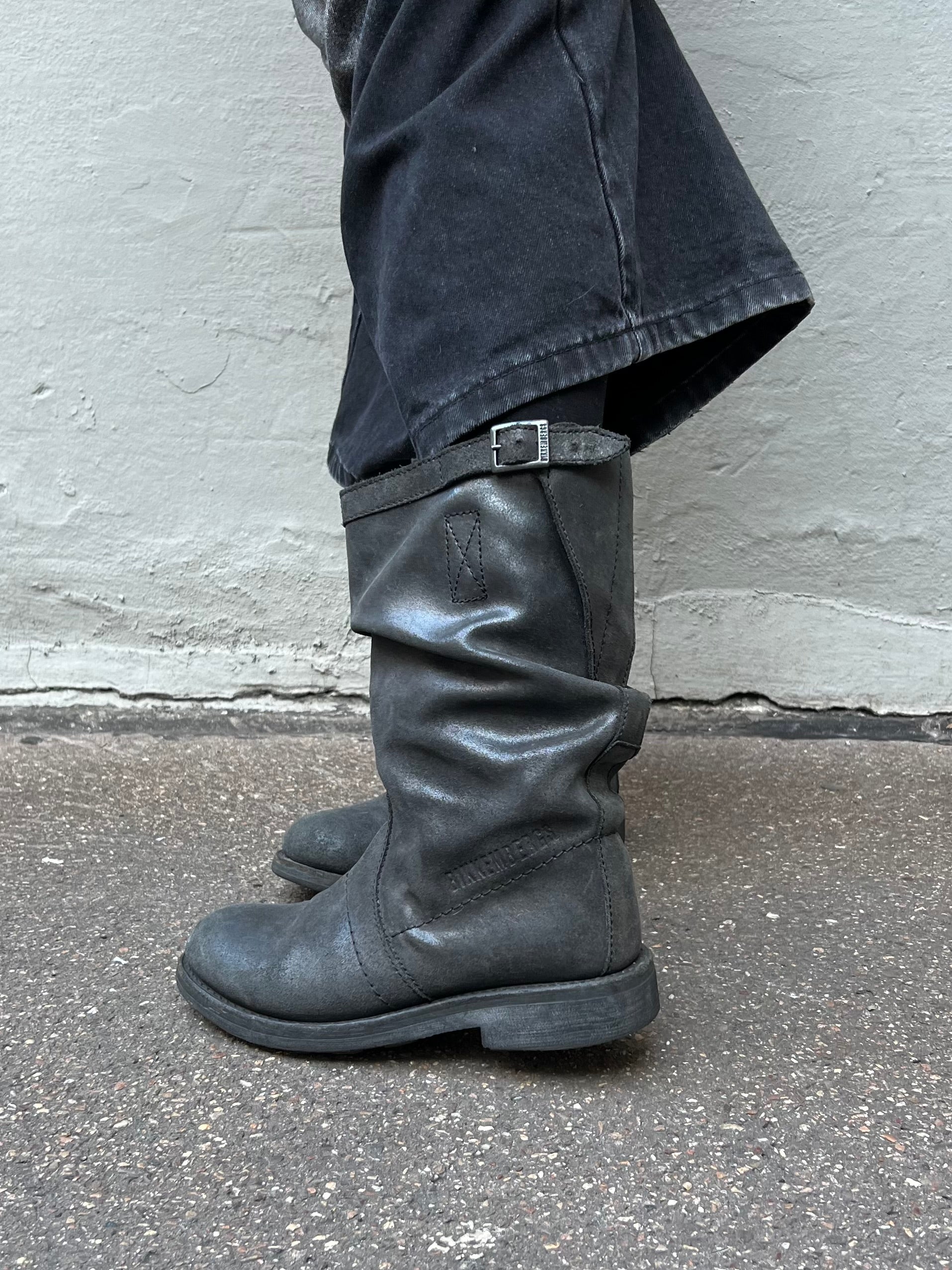 Vintage Dirk Bikkembergs Black Boots 38