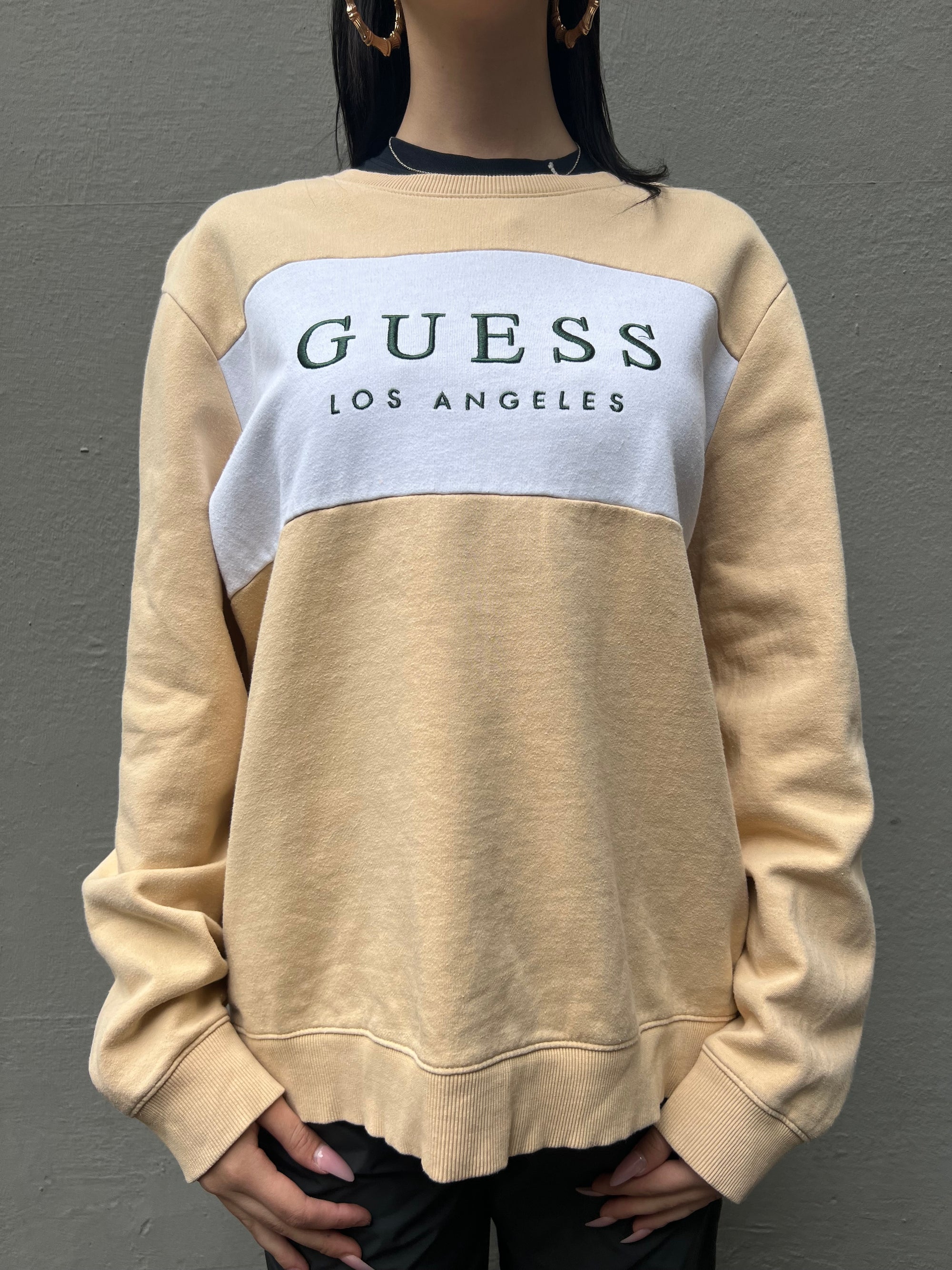 Vintage Guess Sweater Beige L