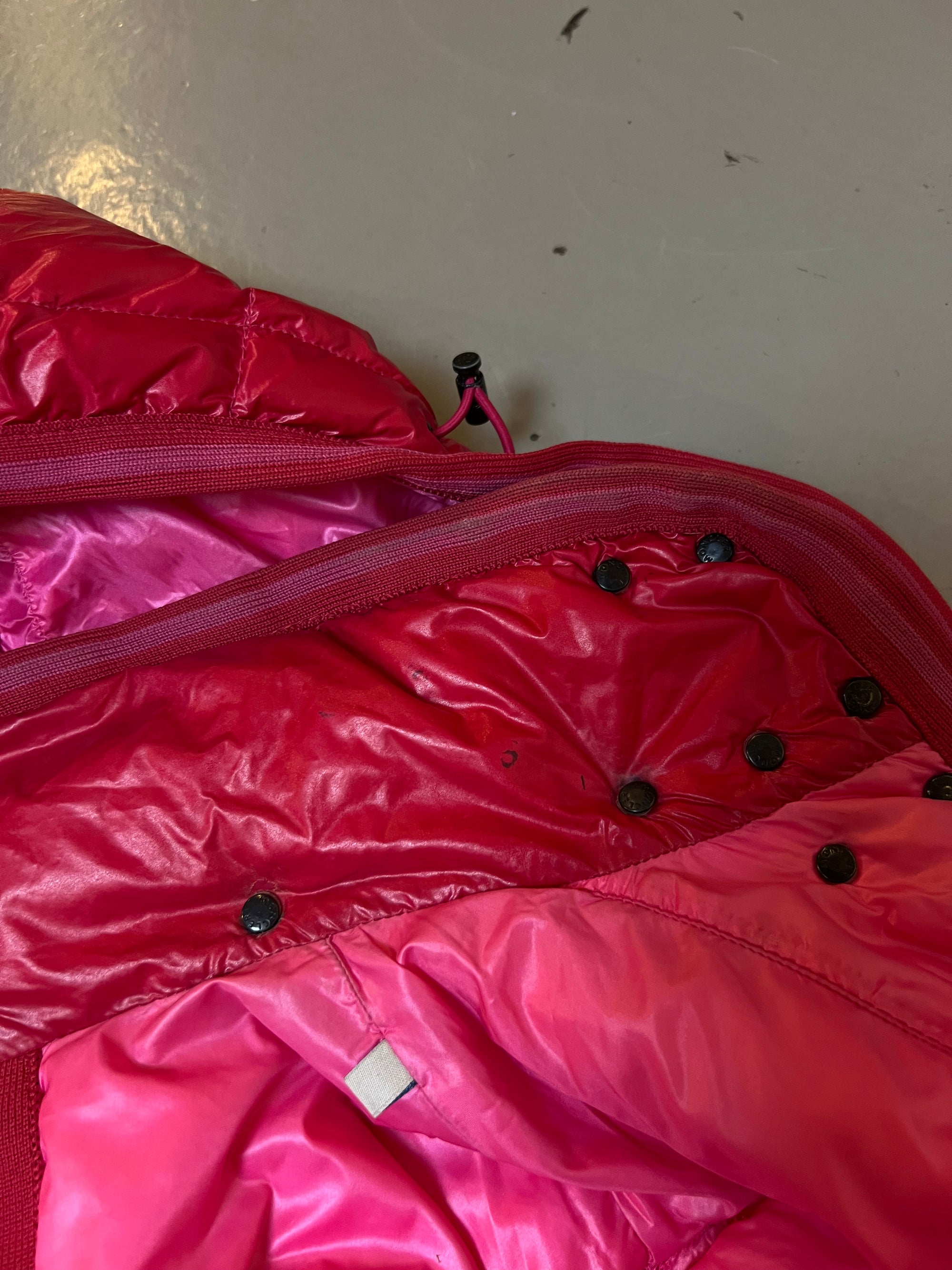 Vintage Pink Moncler Down Puffer Jacket S