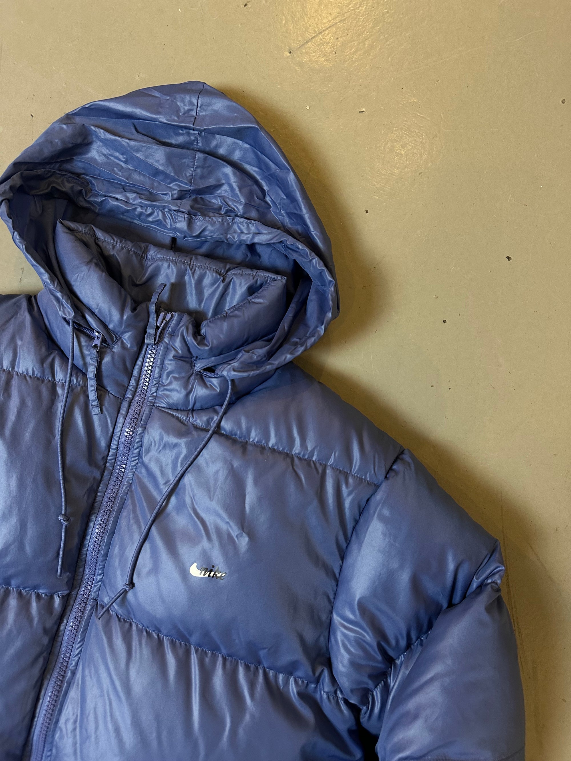 Blue Nike Puffer Jacket