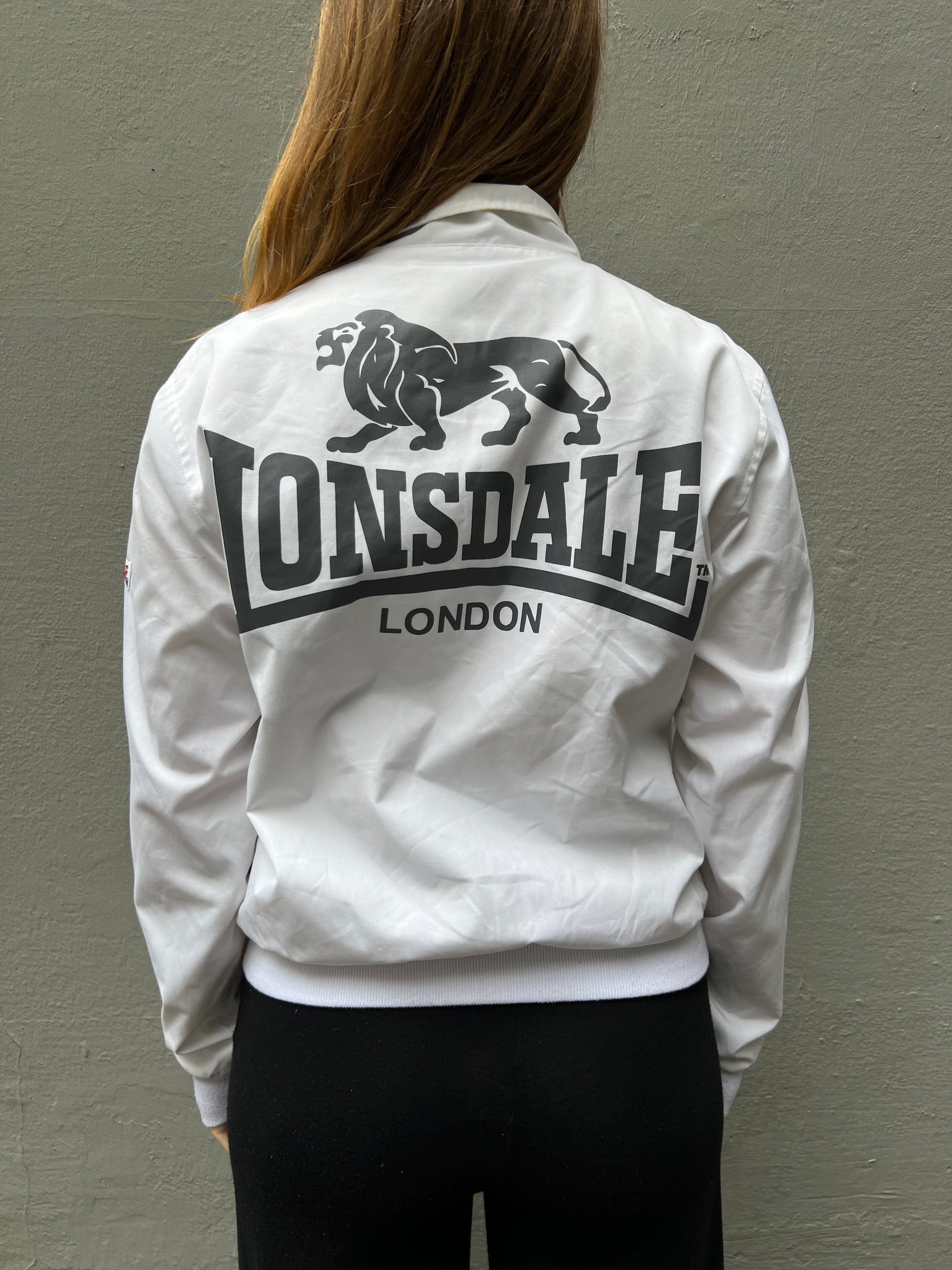 Vintage White Lonsdale Jacket M