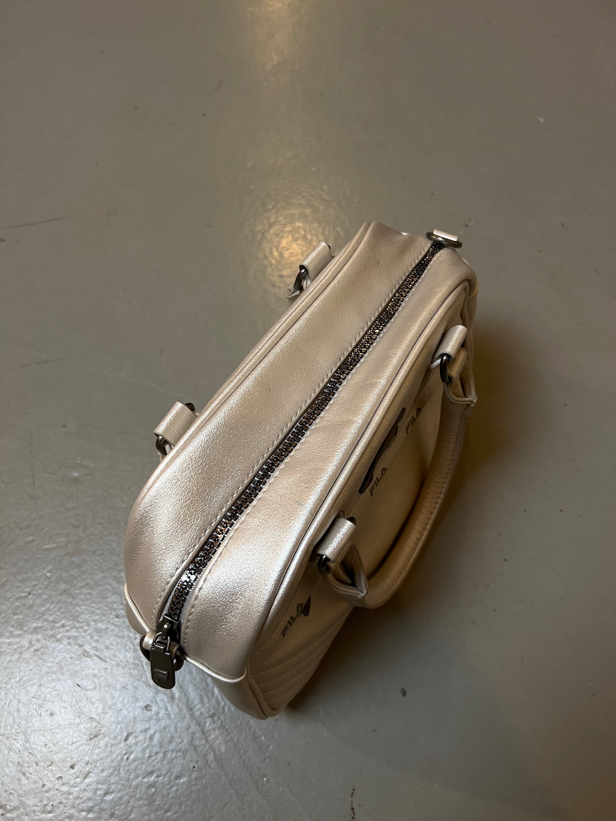 Vintage Fila Silver Chrome Bag