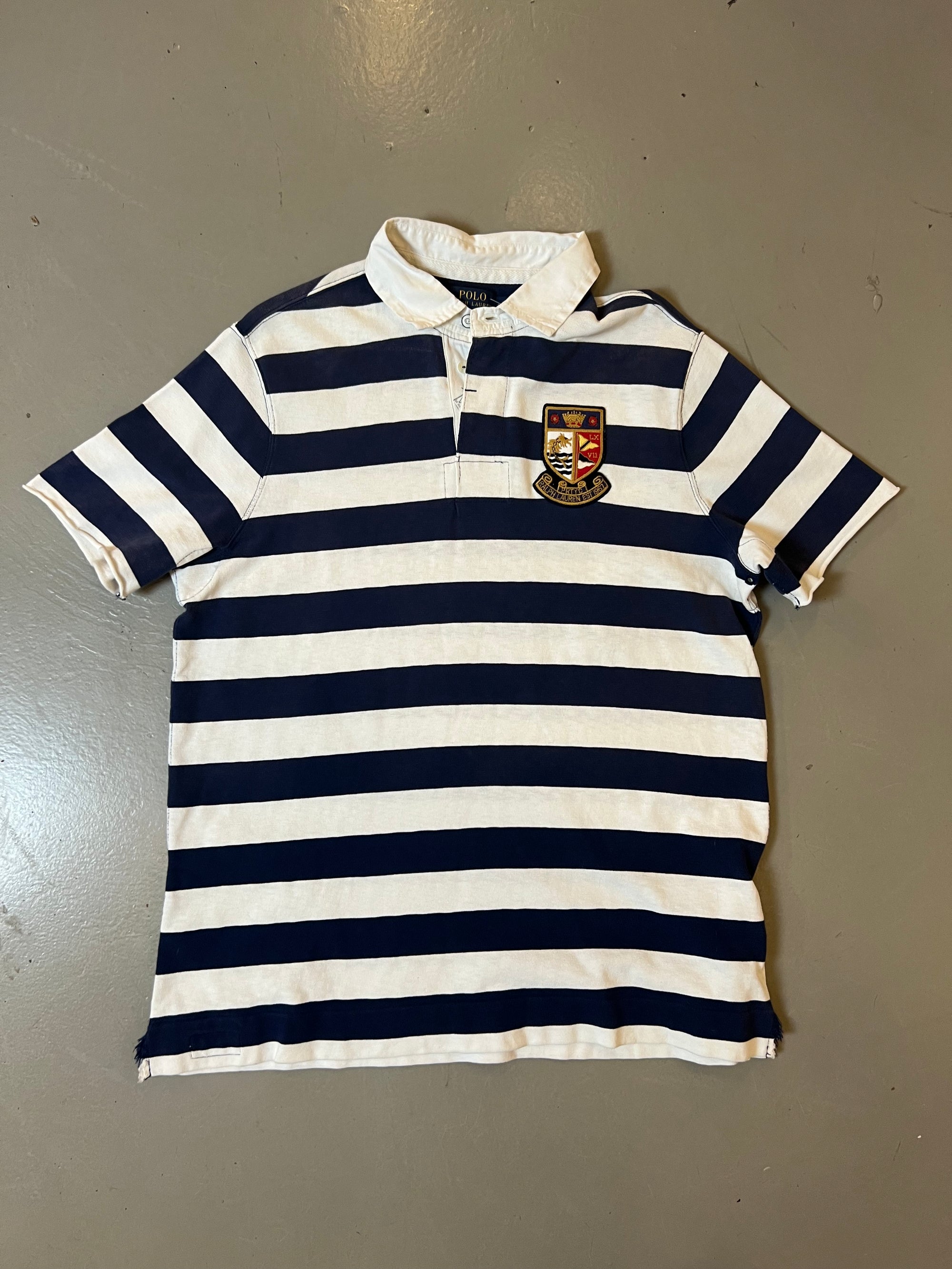 Vintage Ralph Lauren Polo Blue/White XL