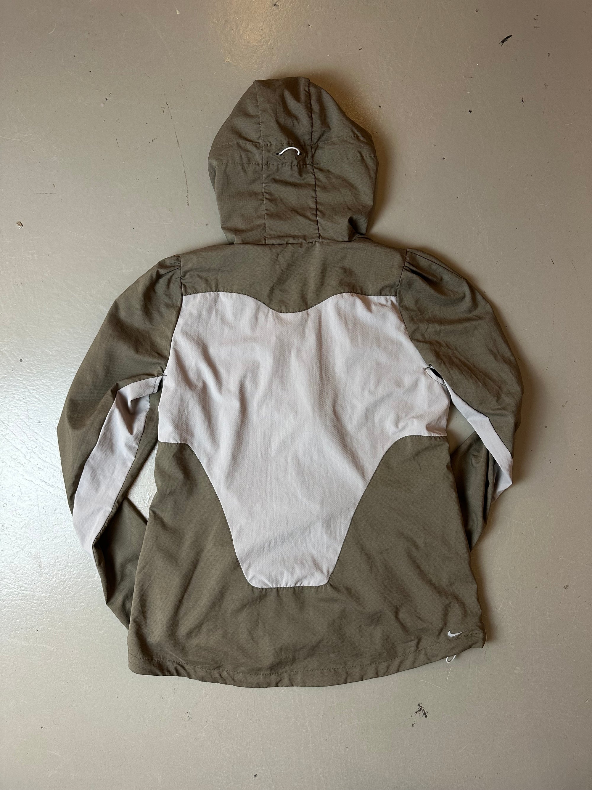 Vintage Grey/Khaki Windbreaker Jacket XS/S