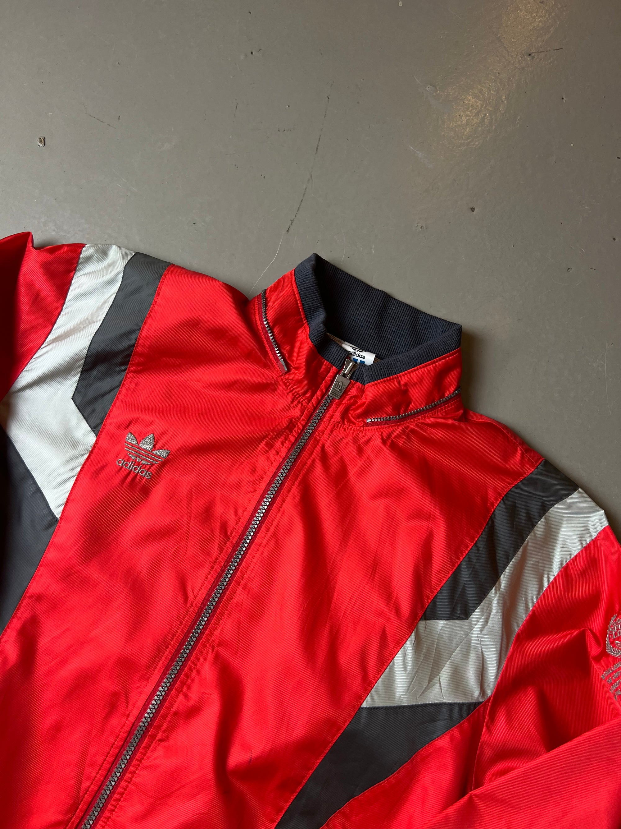 Vintage Red Adidas Trackjacket M/L