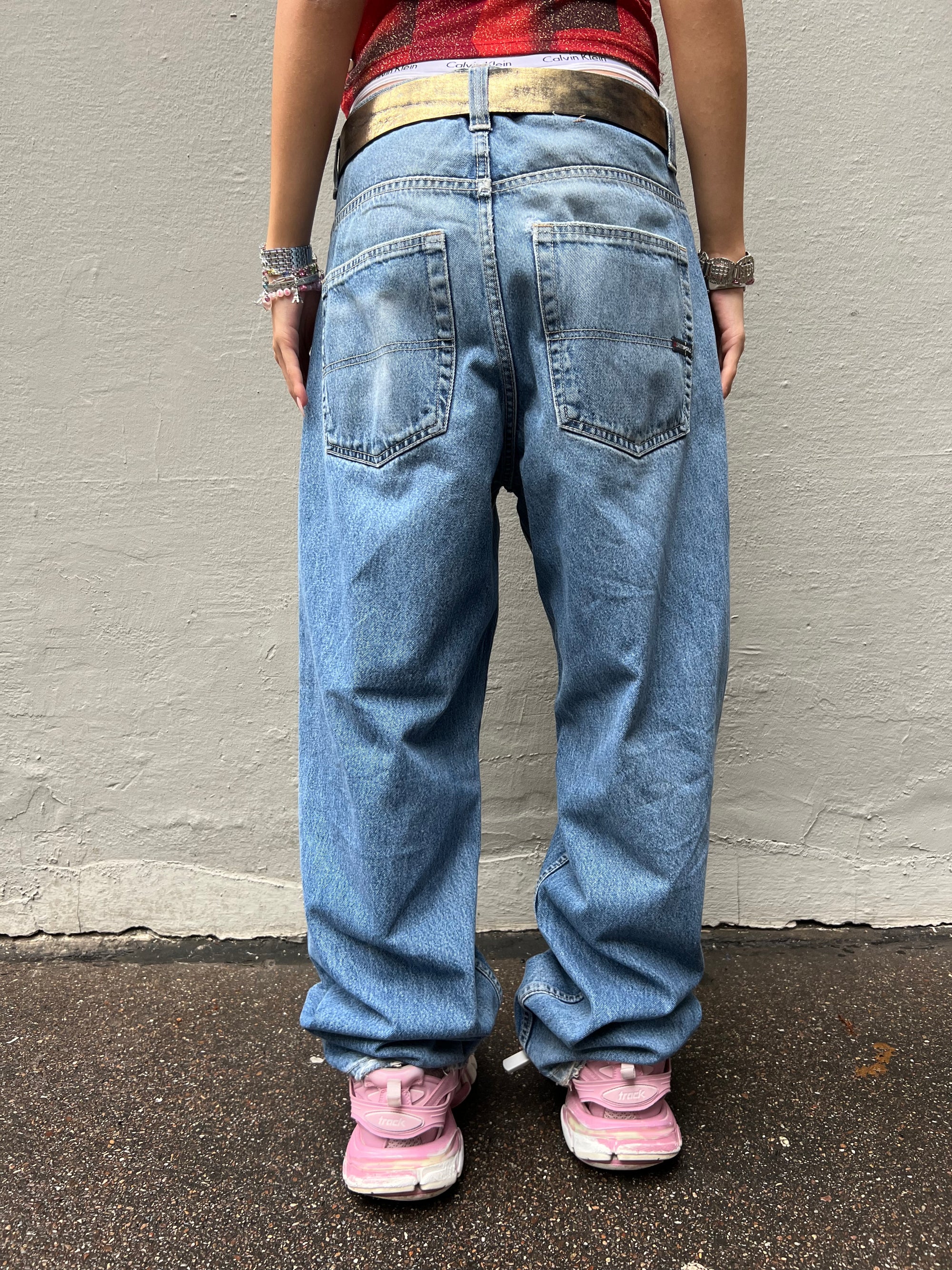 Vintage Baggy Southpole Denim Pants M/L