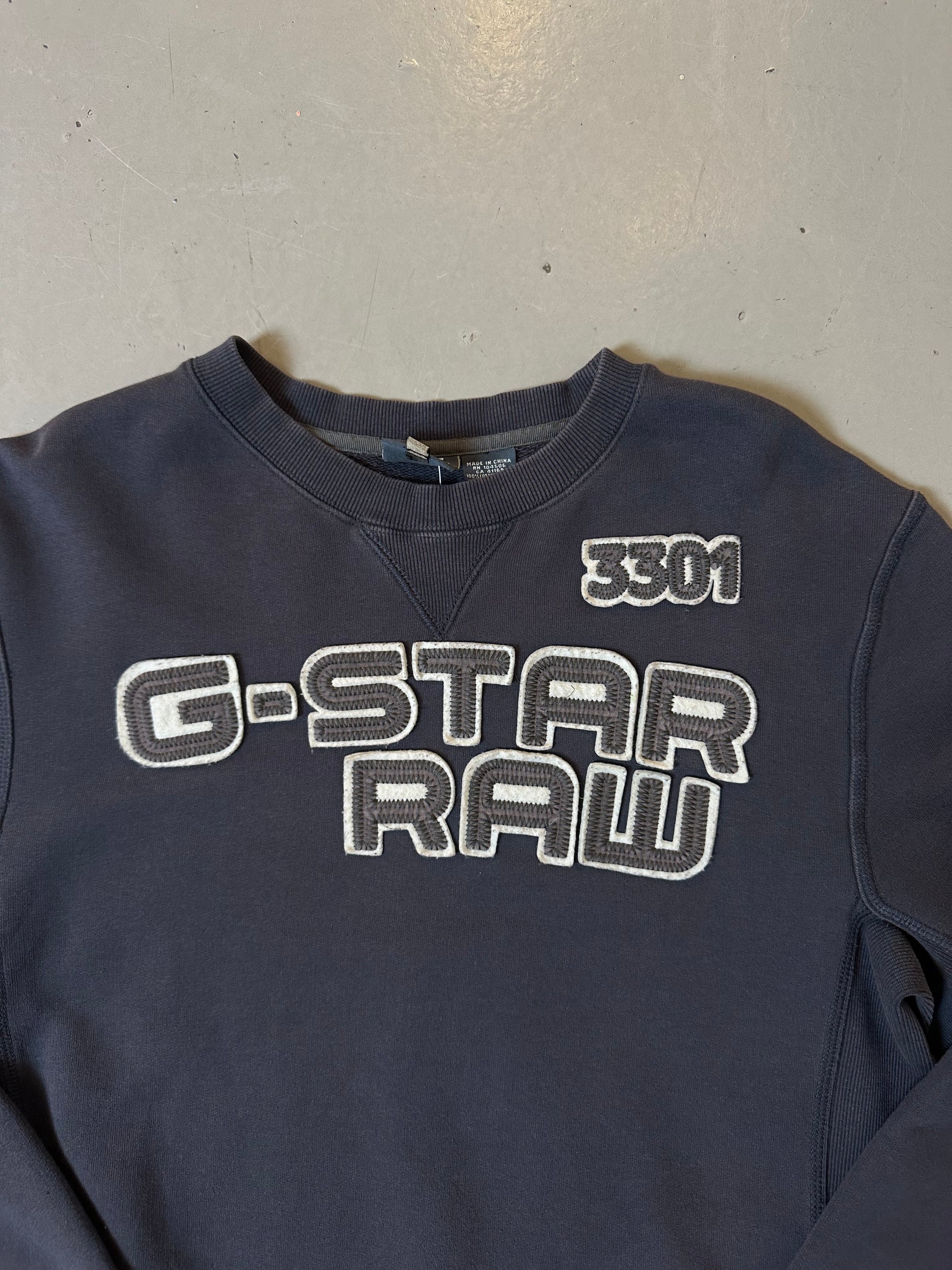 Vintage Grey G-Star Sweater L/XL