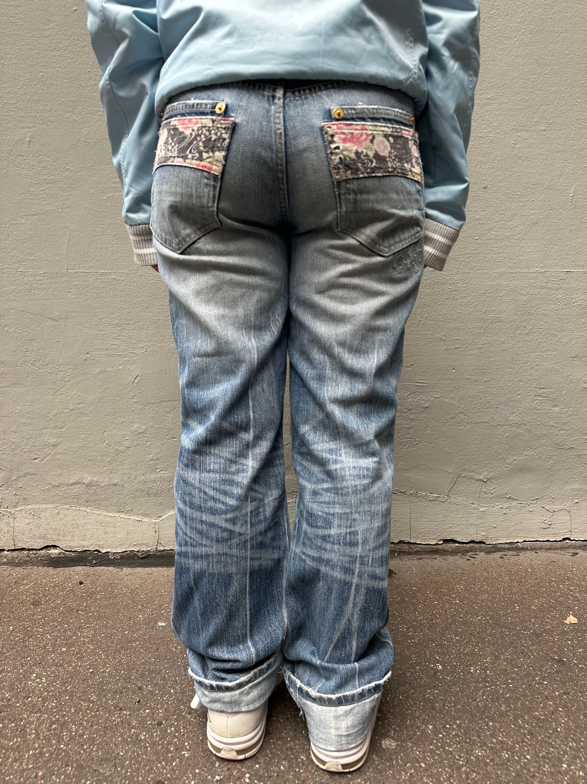 Vintage Big Train Washed Denim S/M