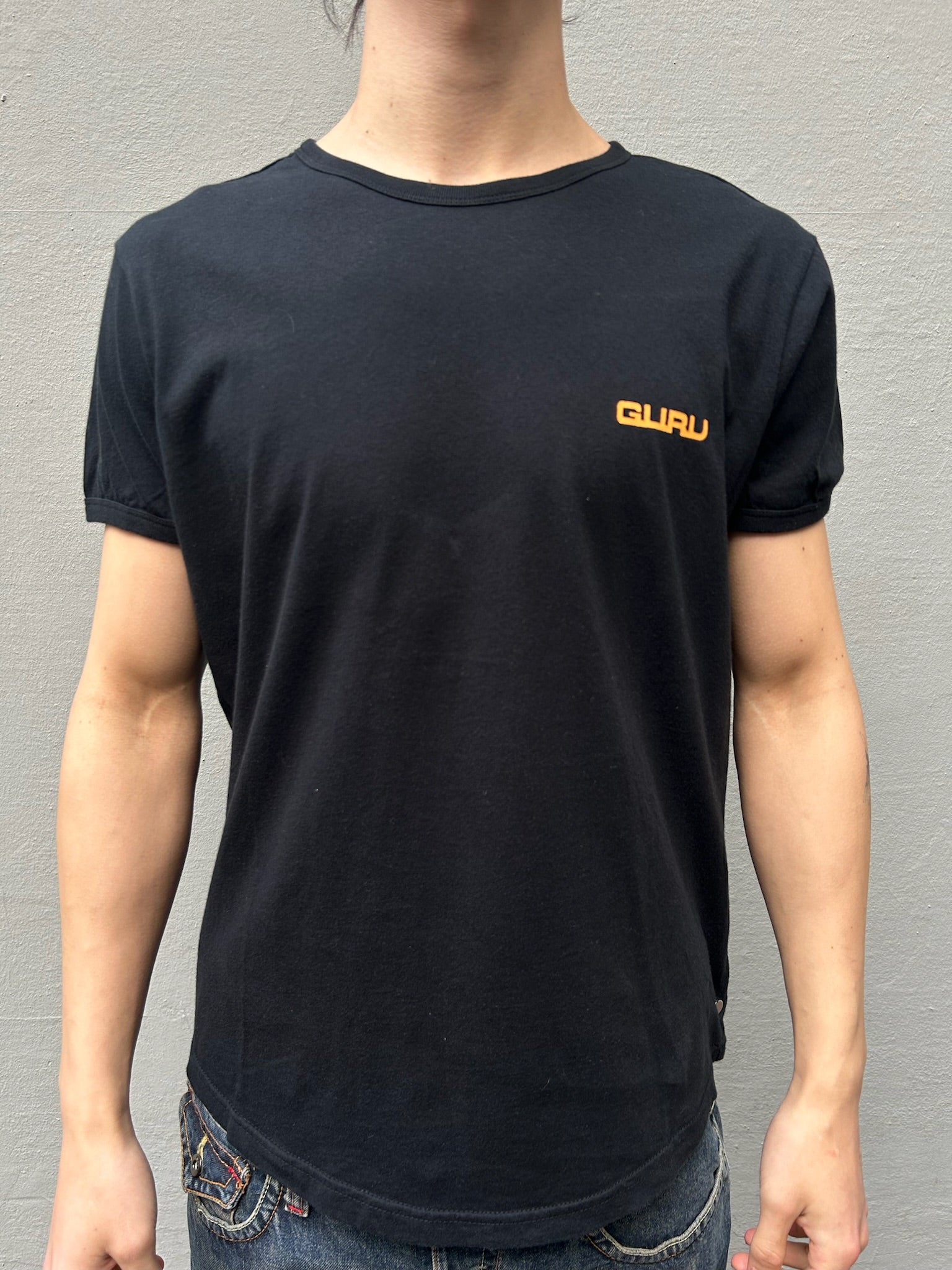 Vintage GURU T-shirt Black M