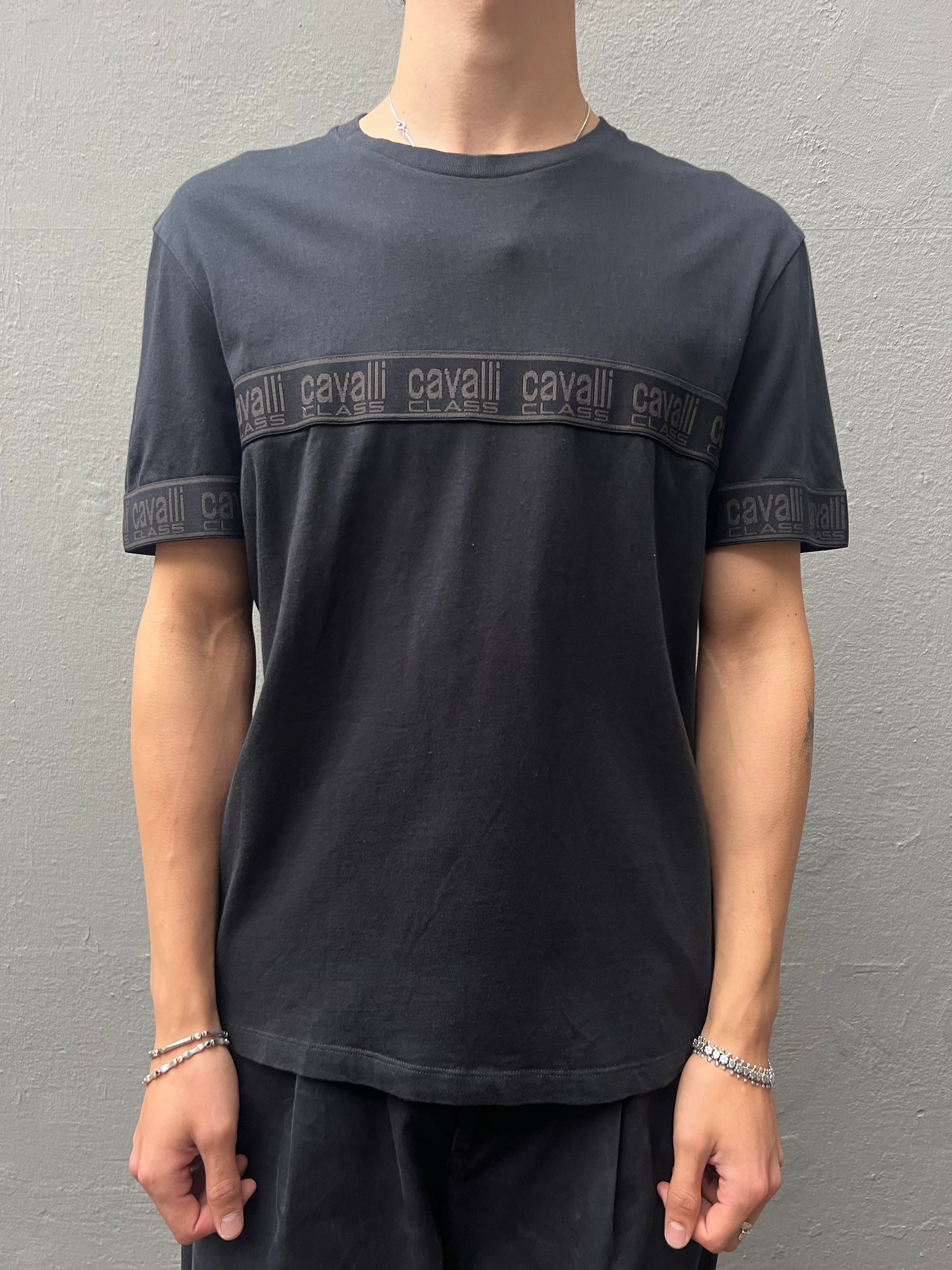 Vintage Cavalli Class Black Tee M/L