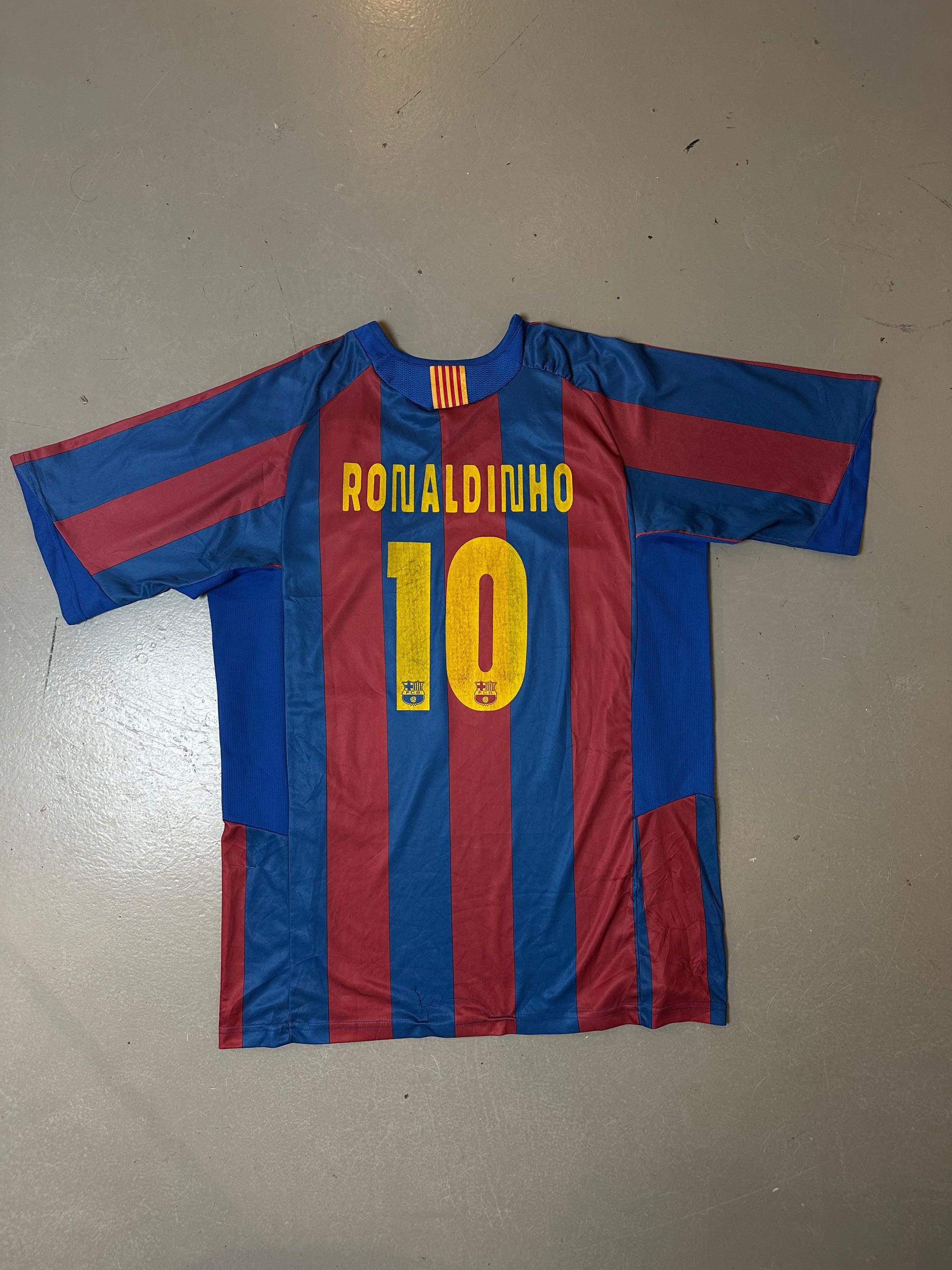 Vintage Nike FCB Ronaldinho Jersey XL