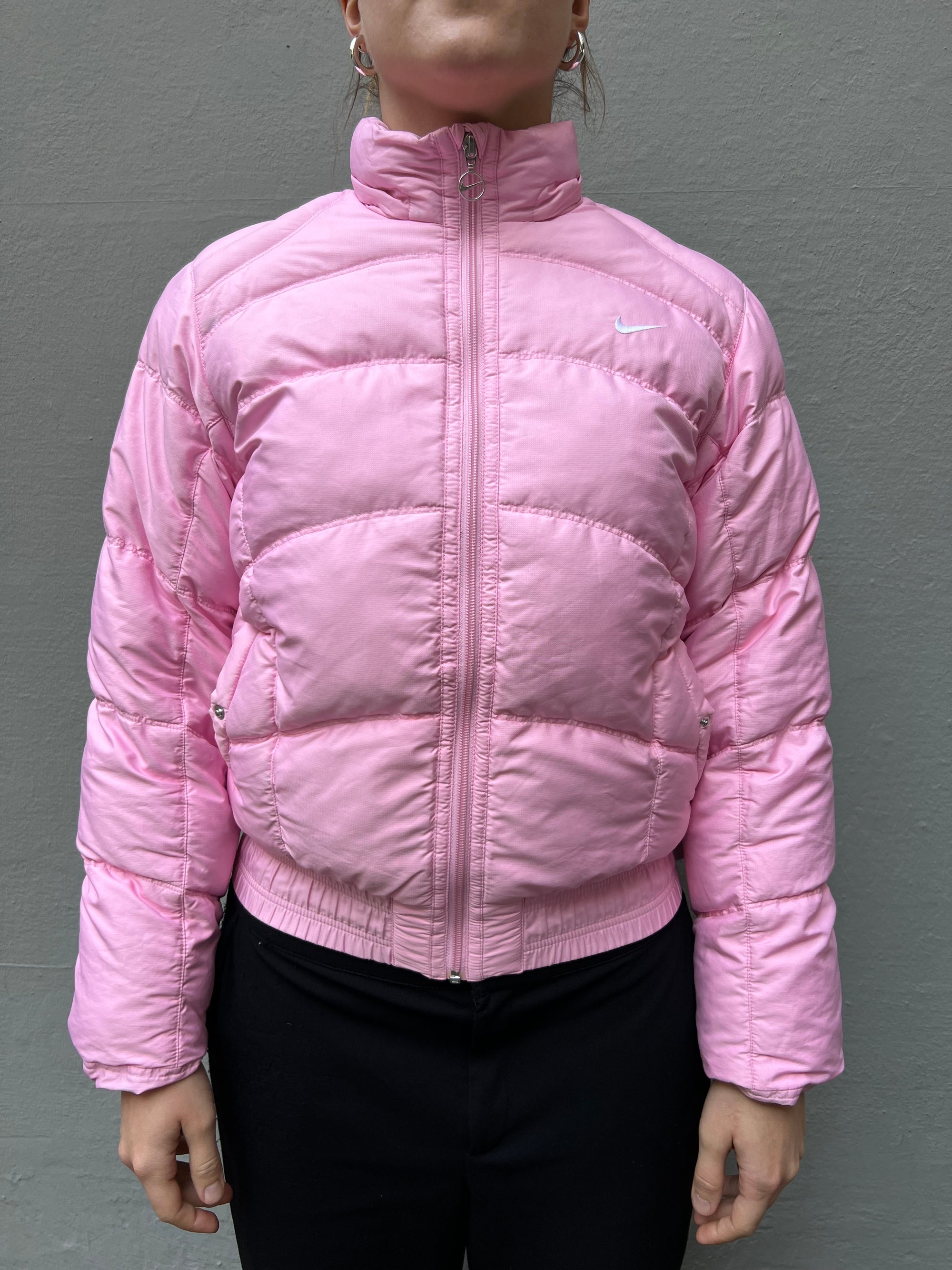 Vintage Pink Nike Puffer Jacket XS/S