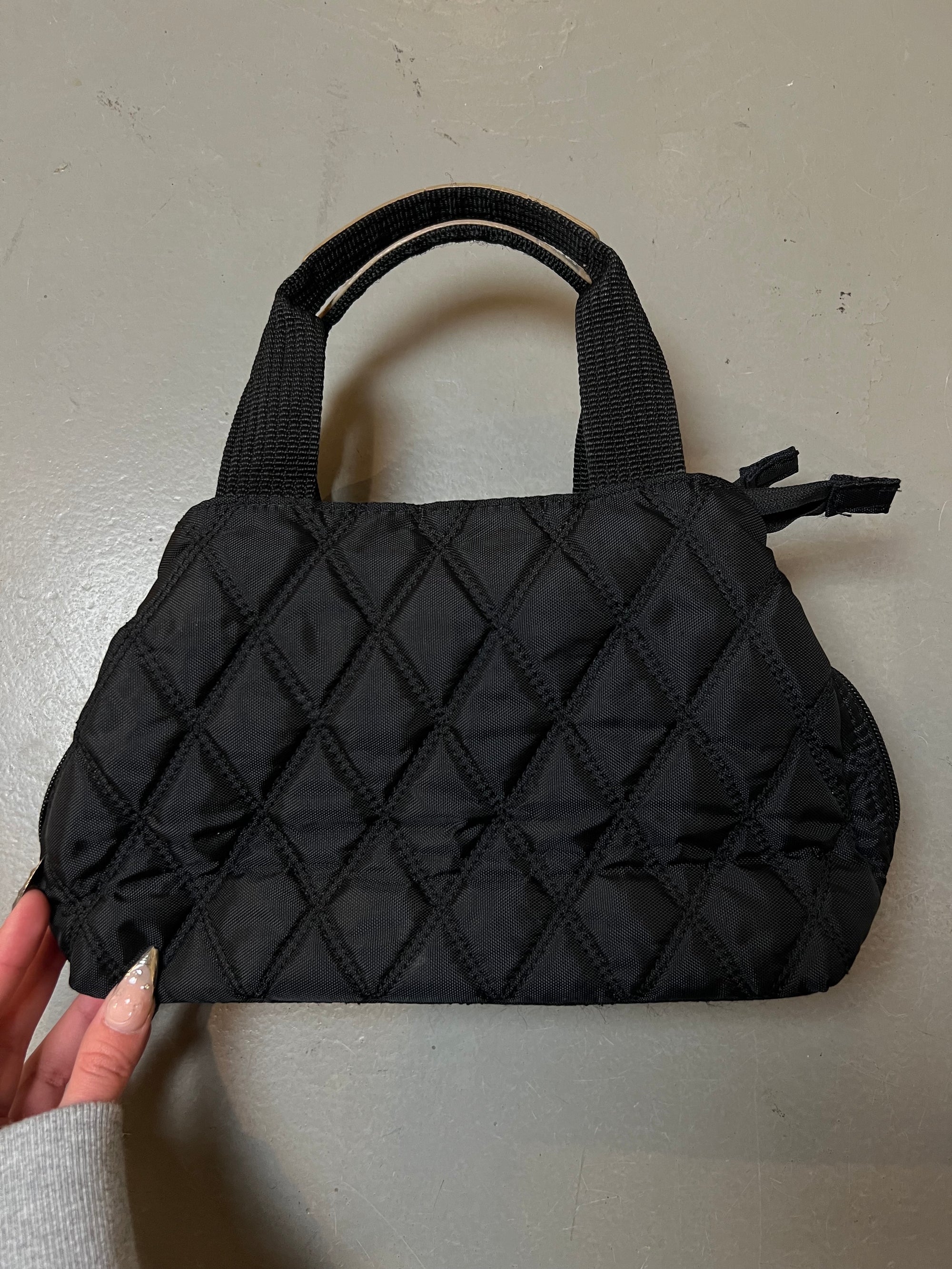 Vintage Moncler Black Mini Bag