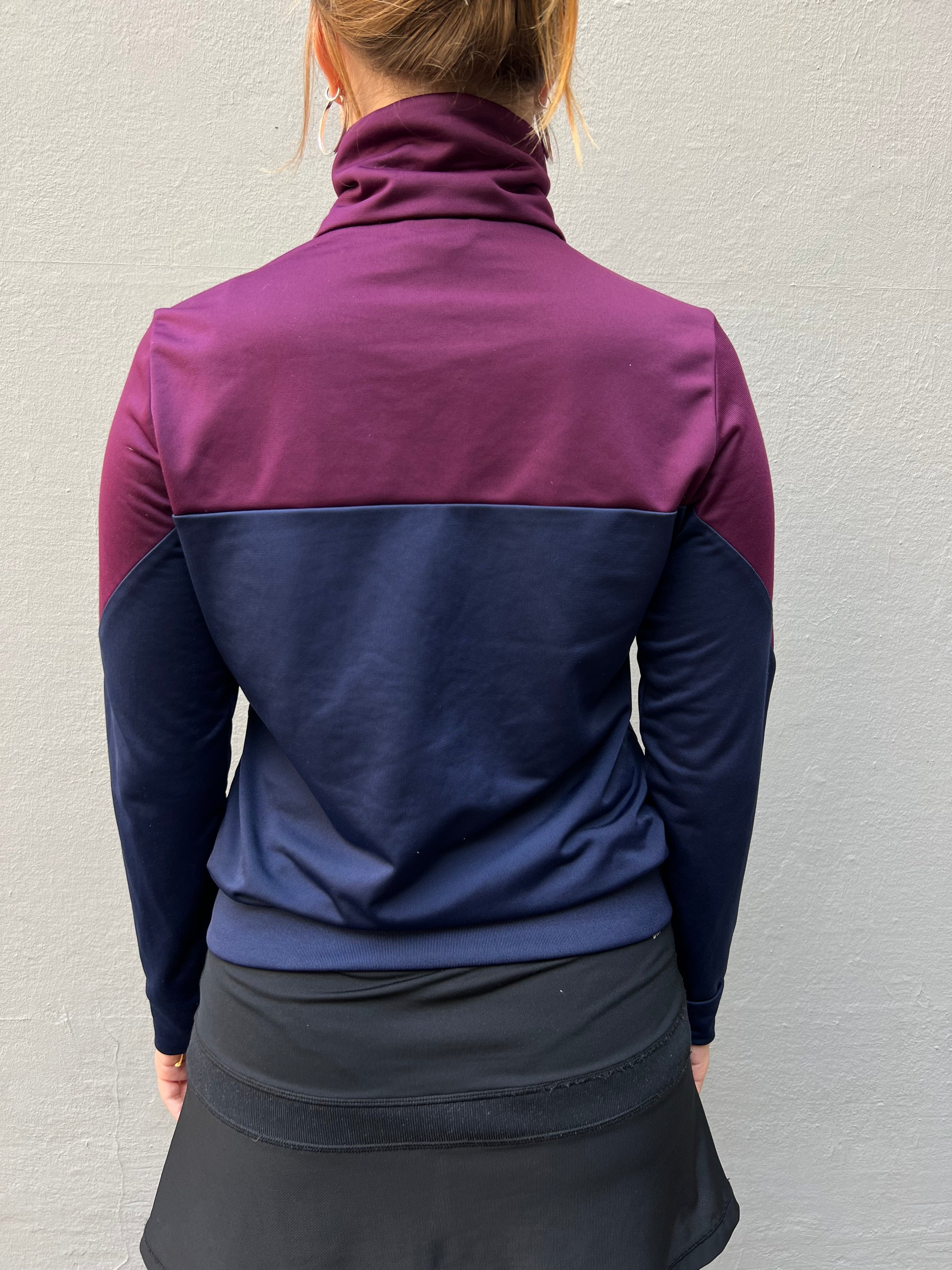 Vintage Puma Blue/Plum Trackjacket S/M