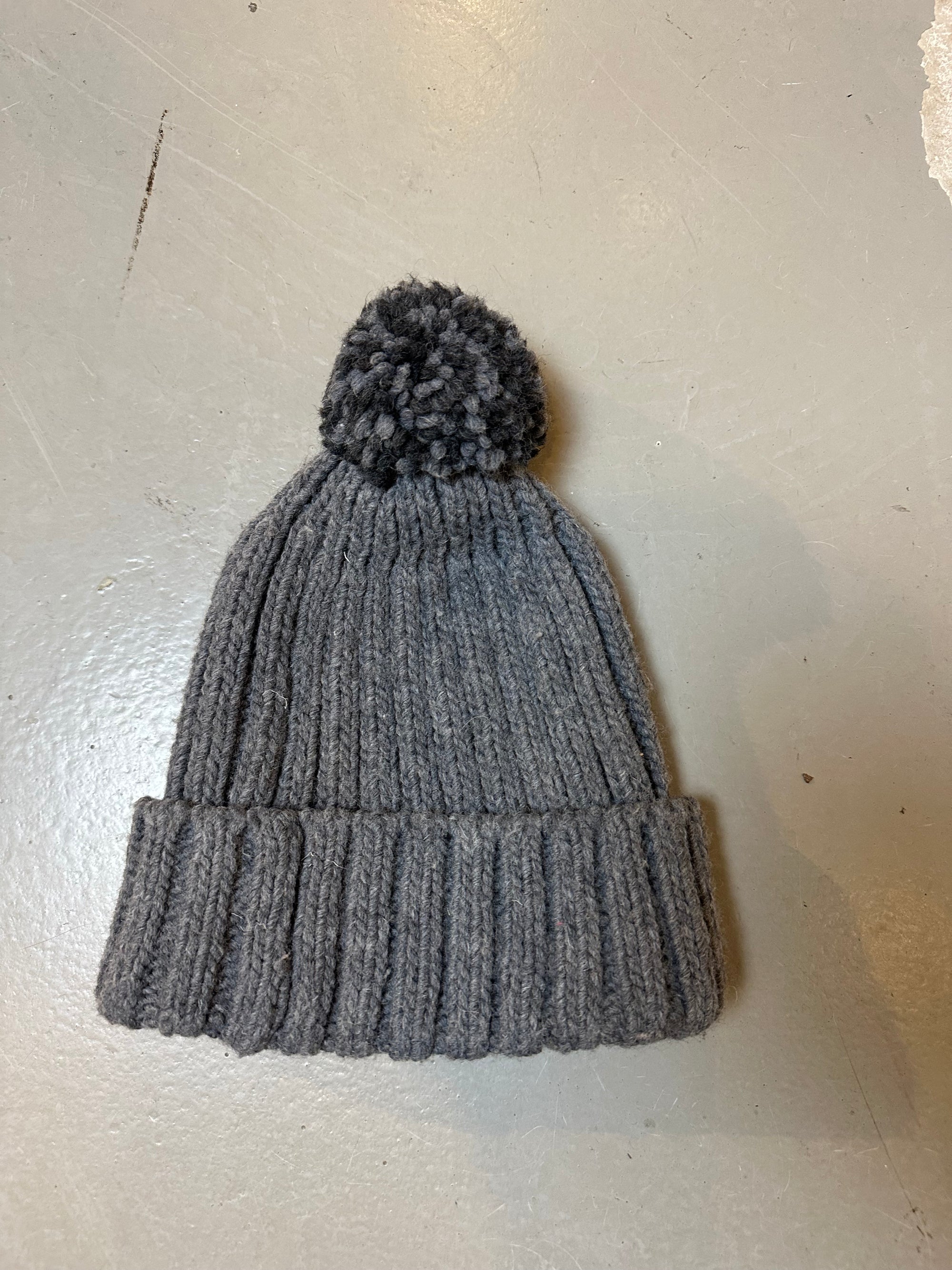 Vintage Grey Knitted Napapijri Hat