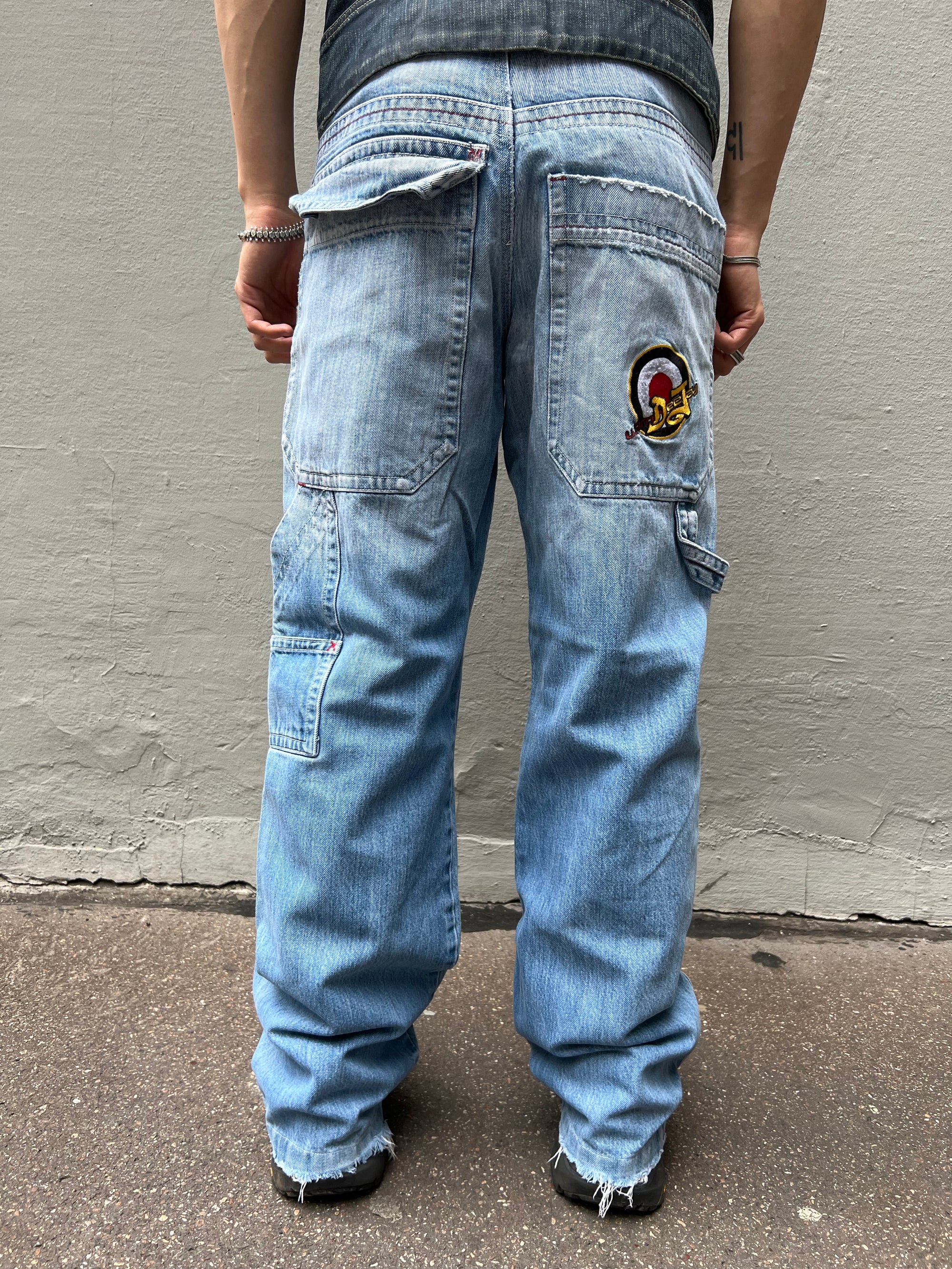 Vintage Baggy Cargo Denim L/XL