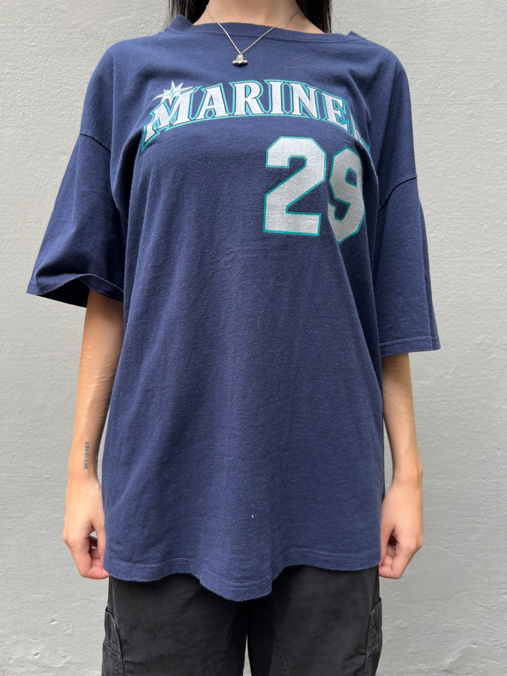 Vintage Blue Mariners Shirt XXL