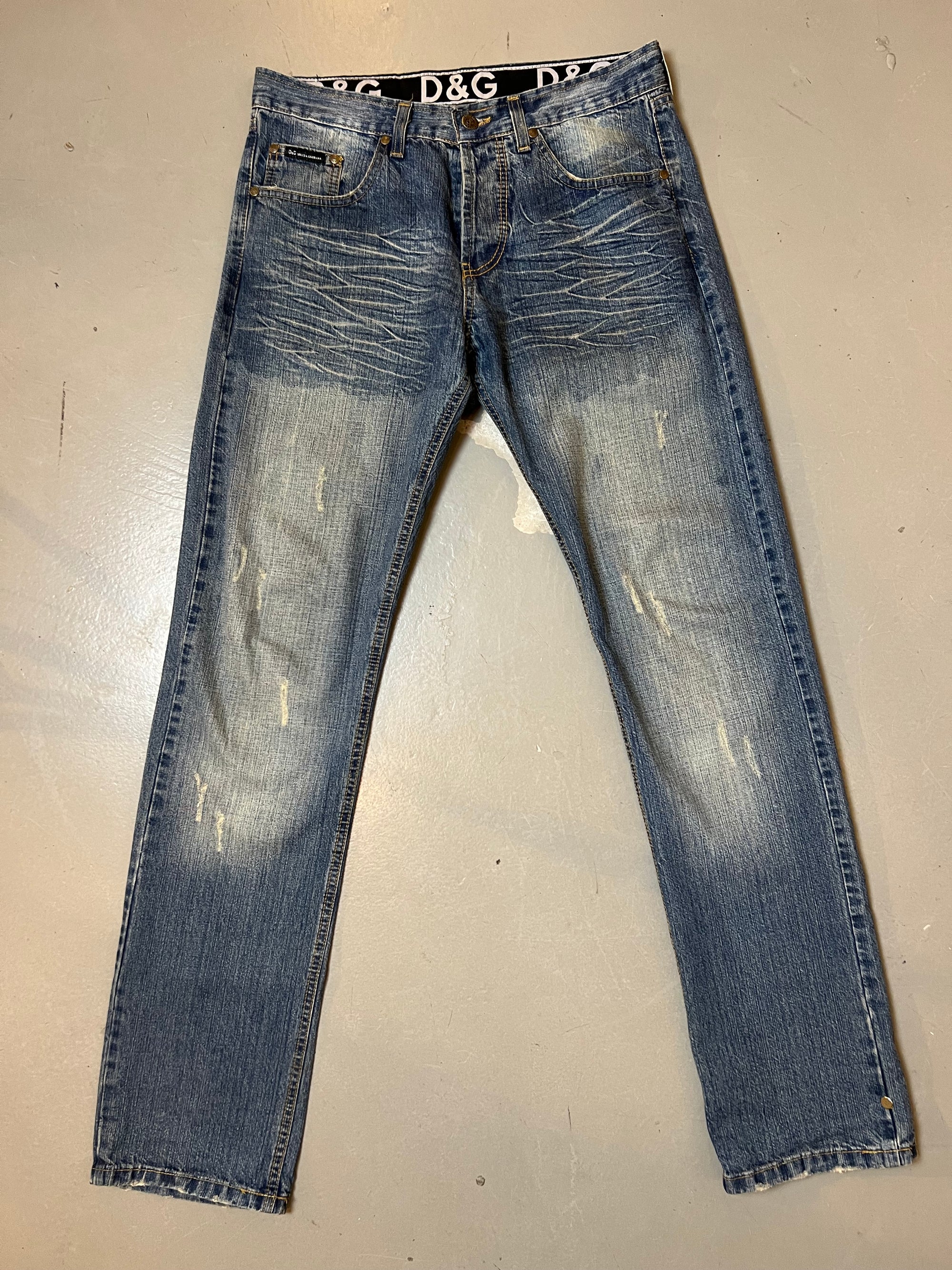 Vintage Dolce&Gabbana Straight Leg Denim S/M