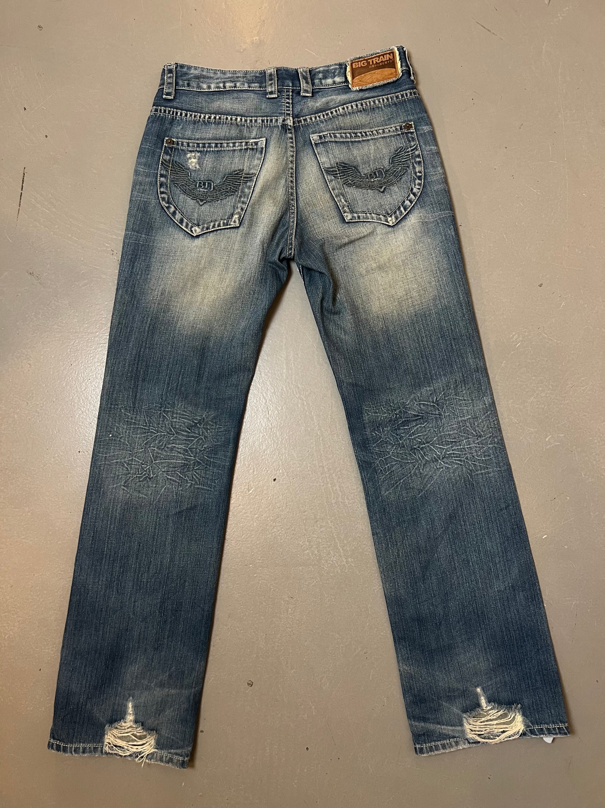 Vintage Big Train Washed Denim S/M