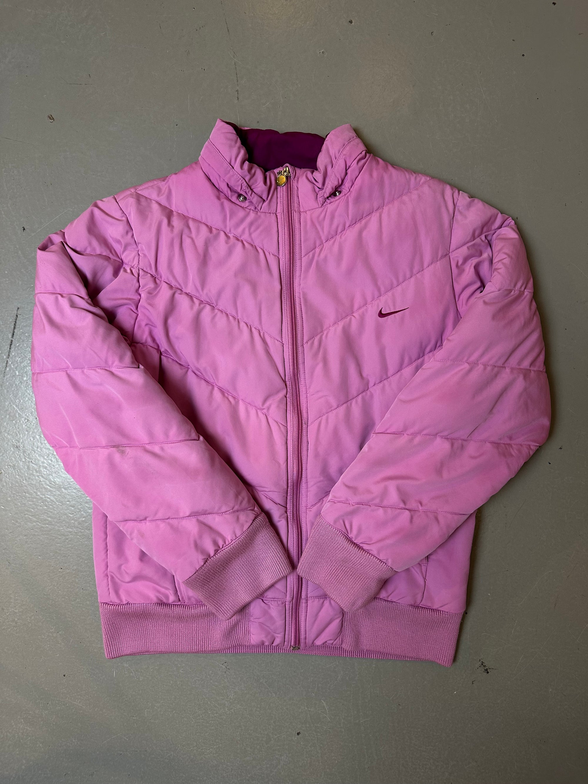 Vintage Pink Nike Puffer Jacket XS/S