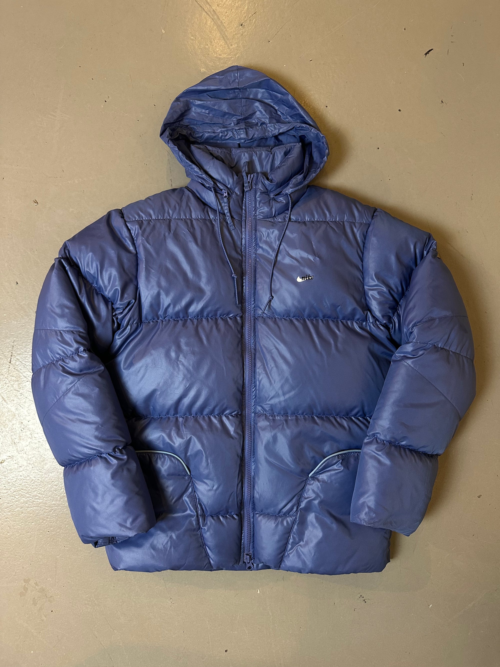 Blue Nike Puffer Jacket