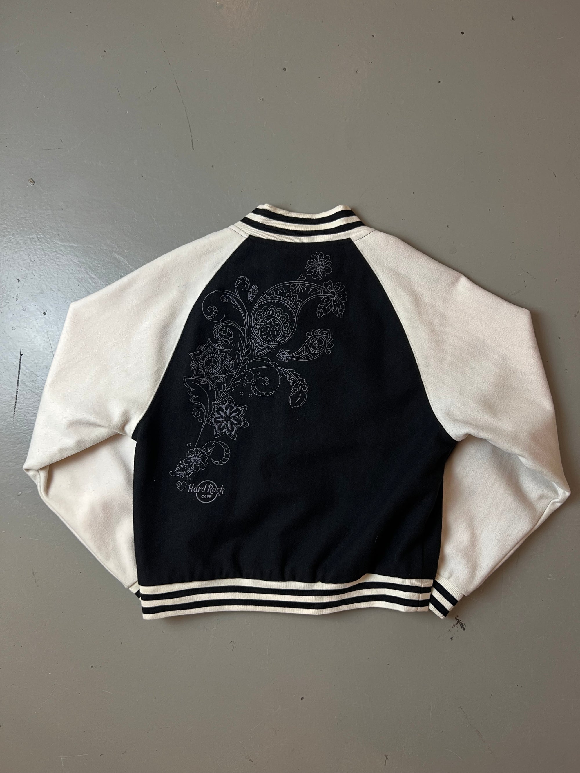 Vintage Black/White College Jacket S/M