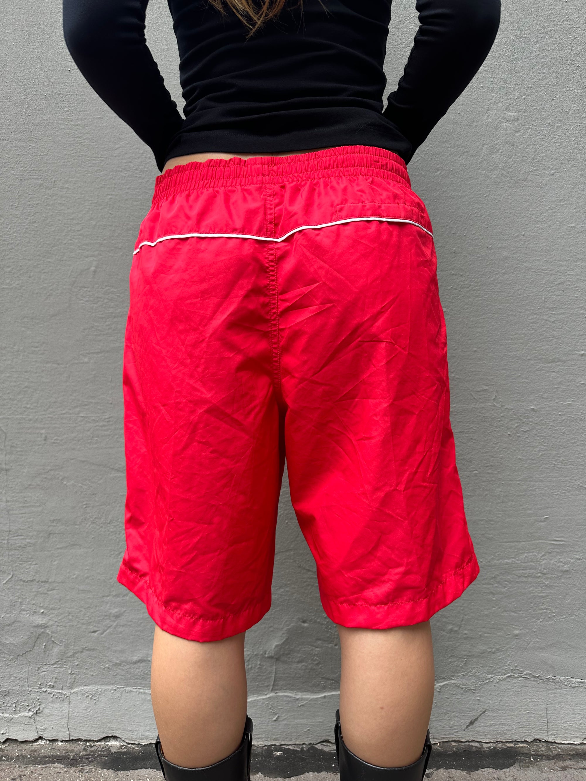 Vintage Nike Red Swim Shorts M-XL