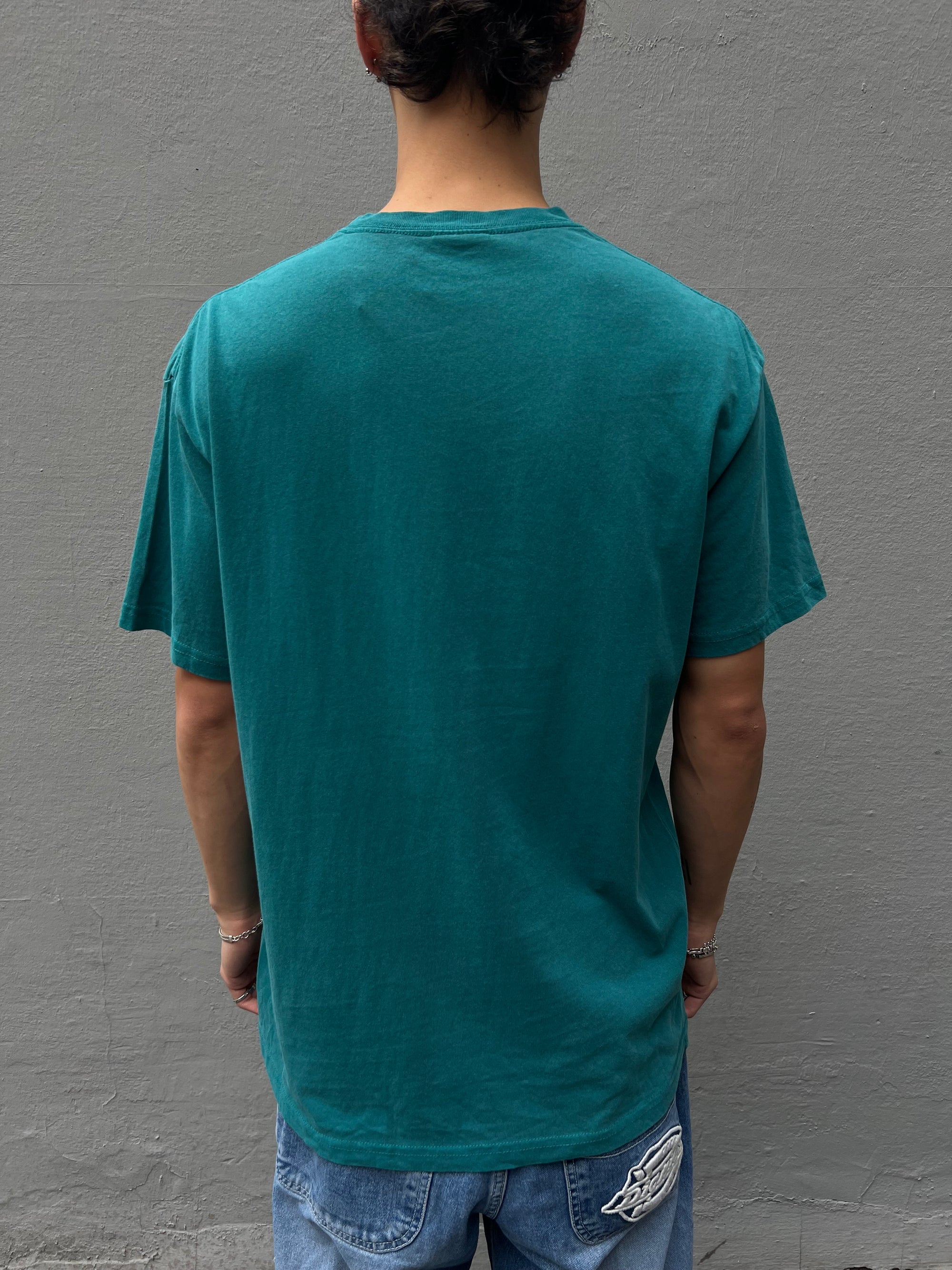 Vintage Dark Green Stüssy T-Shirt L/XL