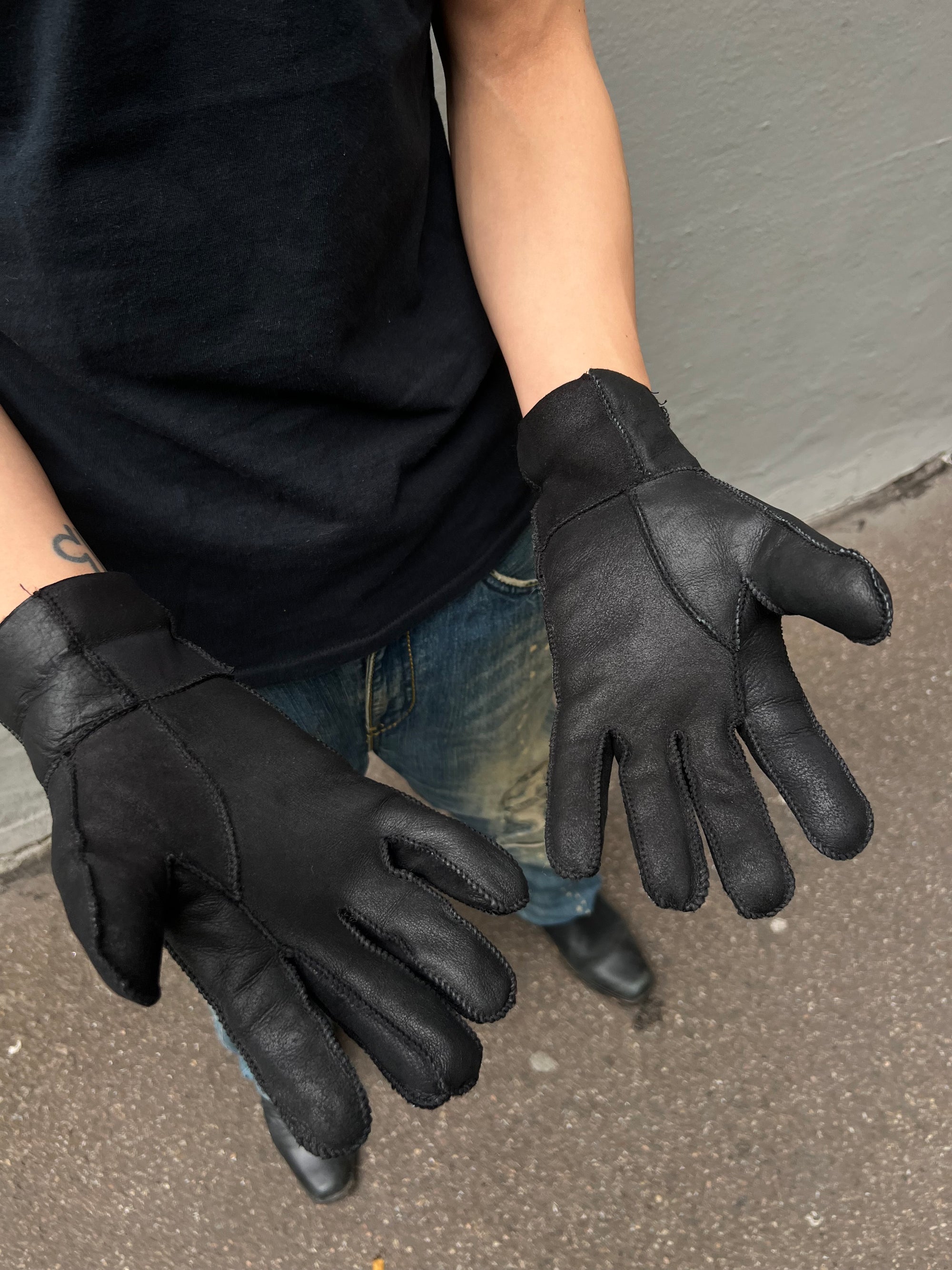 Vintage Leather Gloves