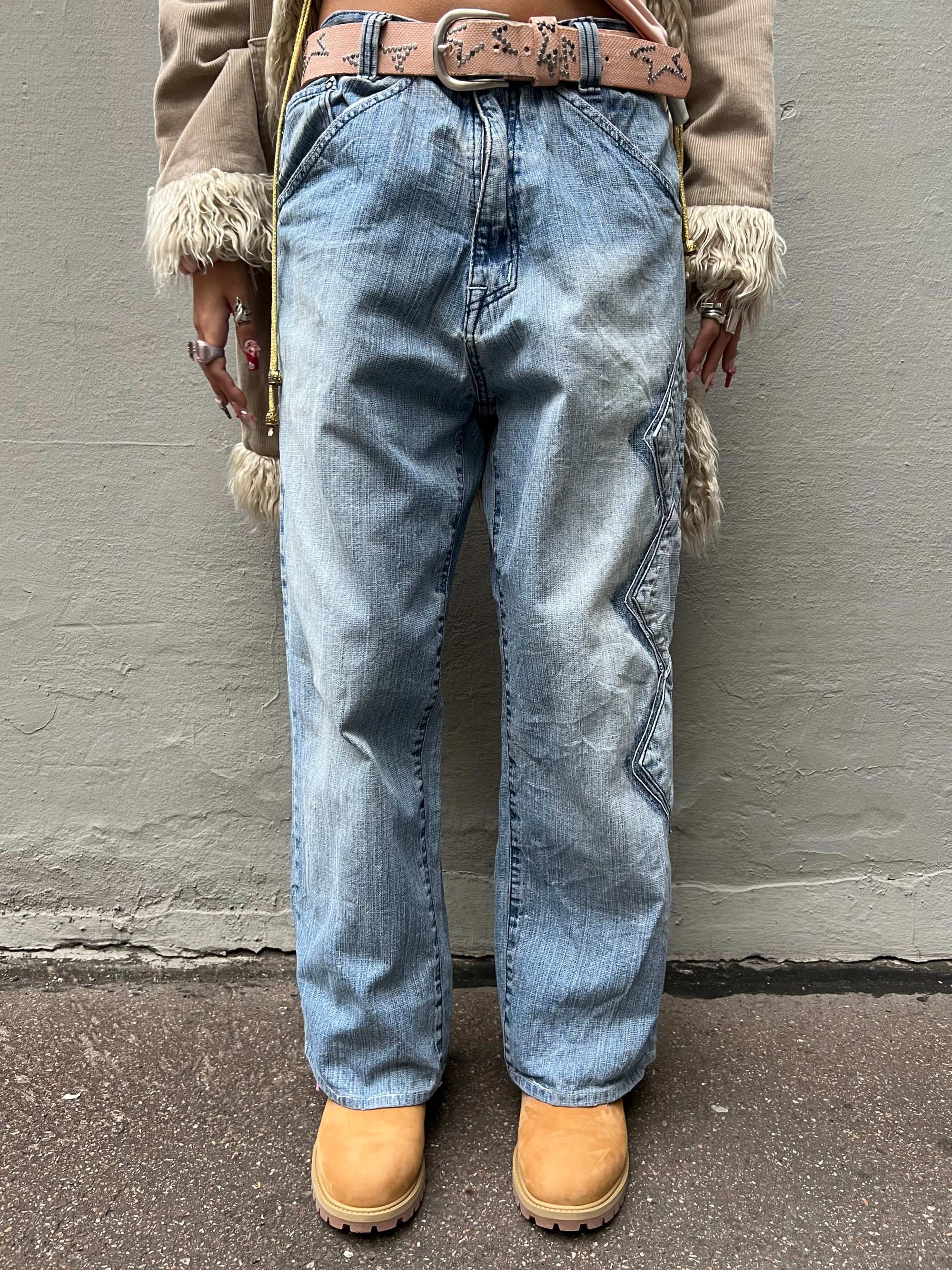 Vintage Souhpole Light Blue Baggy Denim Pants M/L