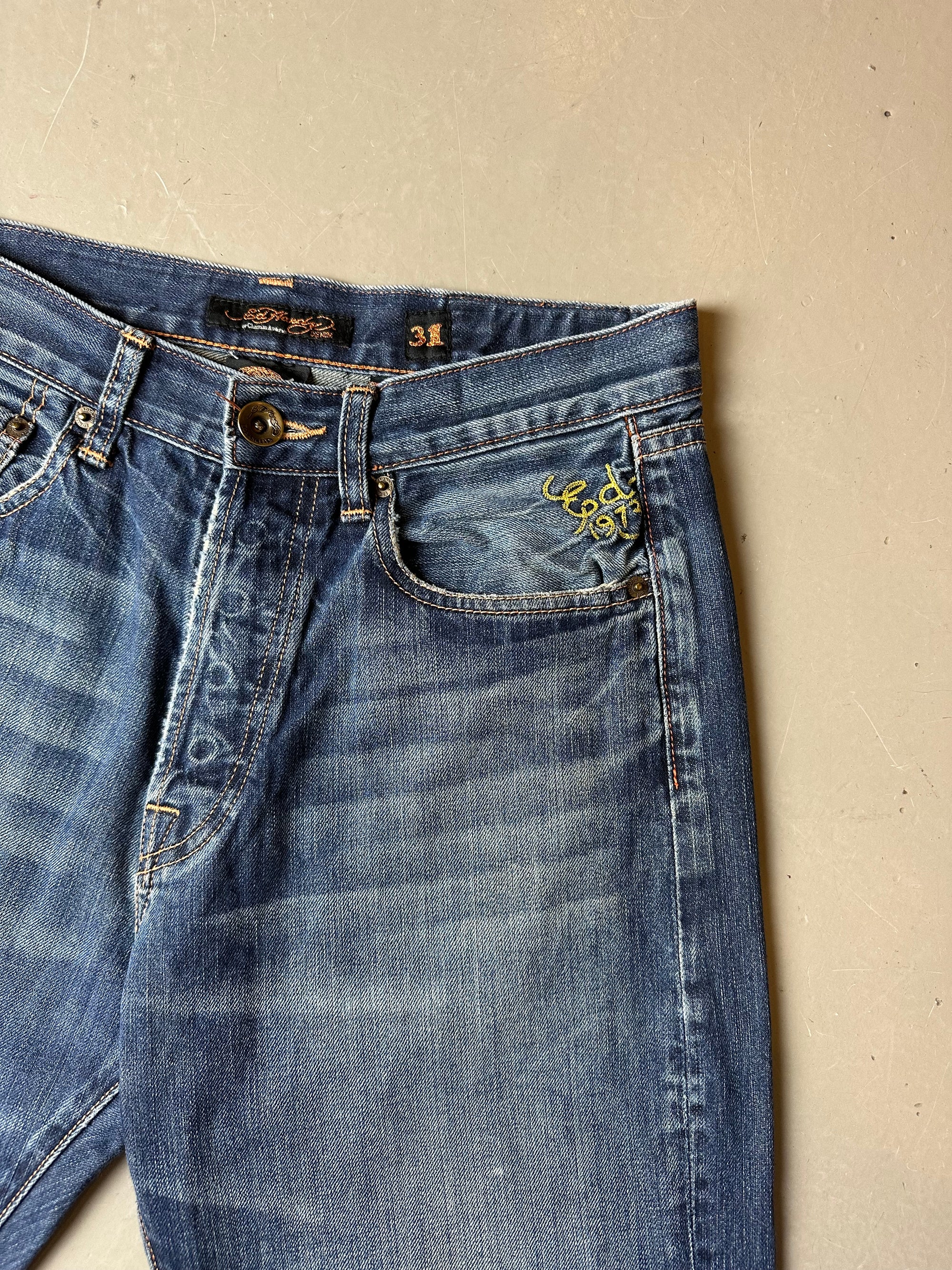 Vintage Ed Hardy Denim M/L