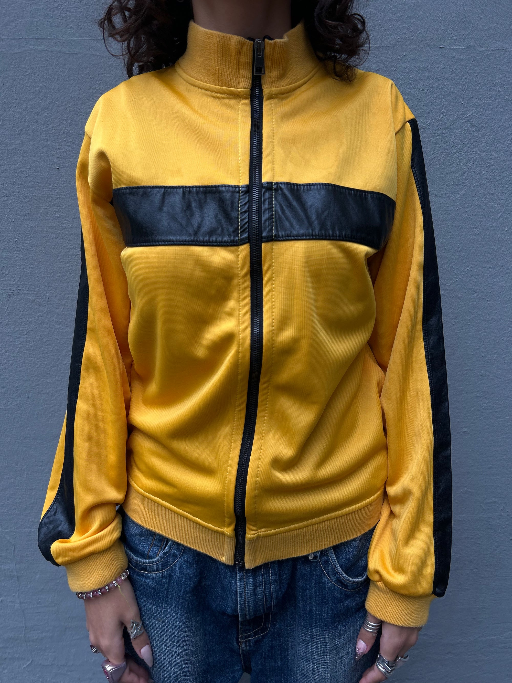 Vintage Yellow Black Richmond Jacket S/M