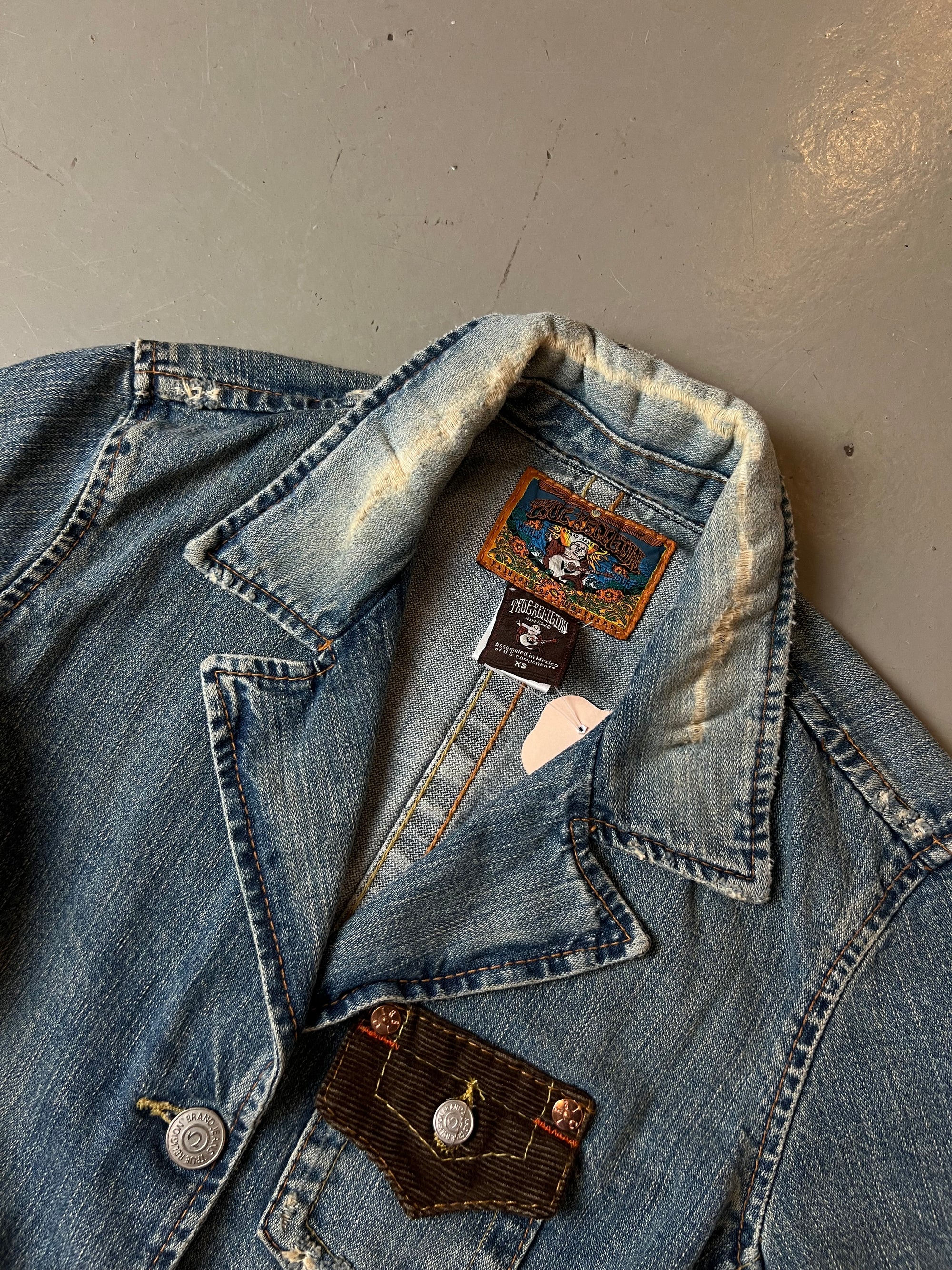 Vintage True Religion Denim Jacket XS