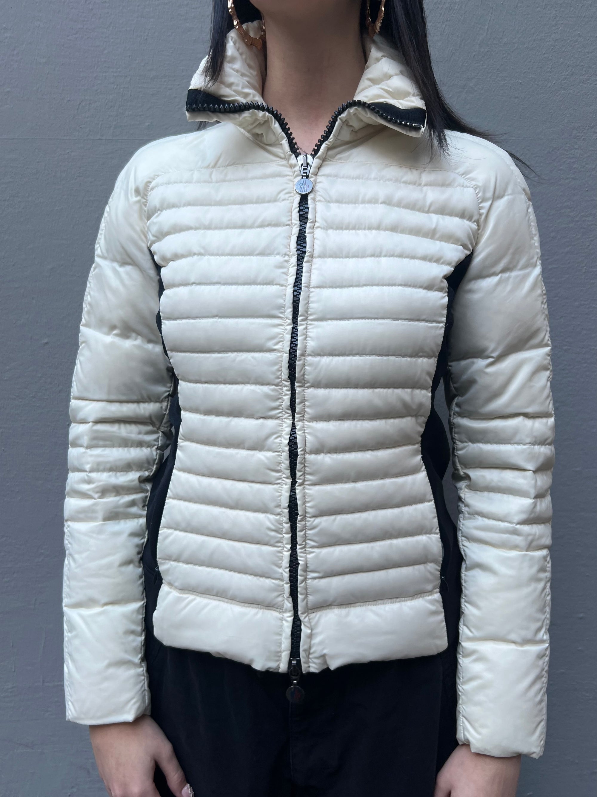 Vintage Moncler White Down Jacket S